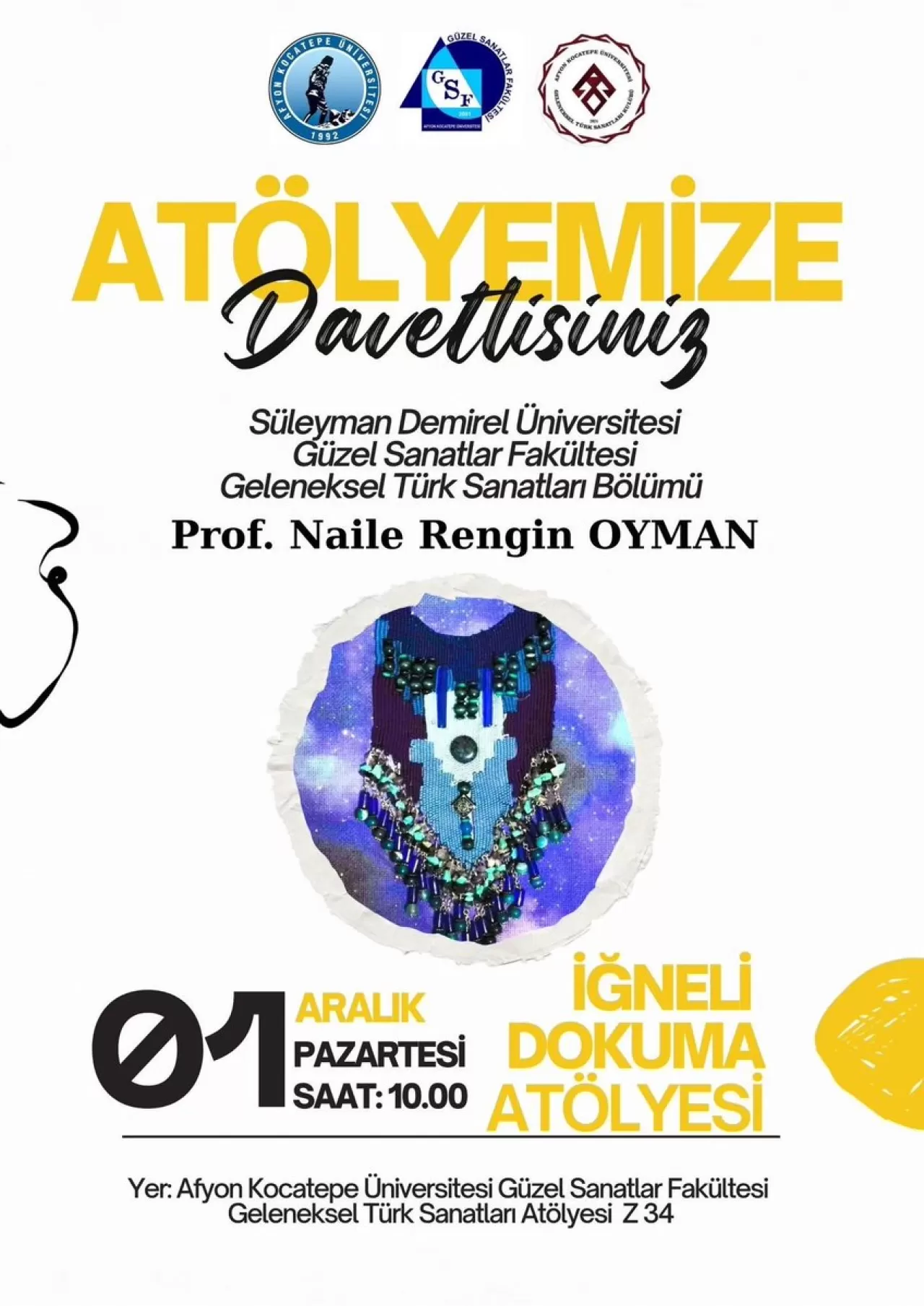 AKÜ Güzel Sanatlar Fakültesi'nde