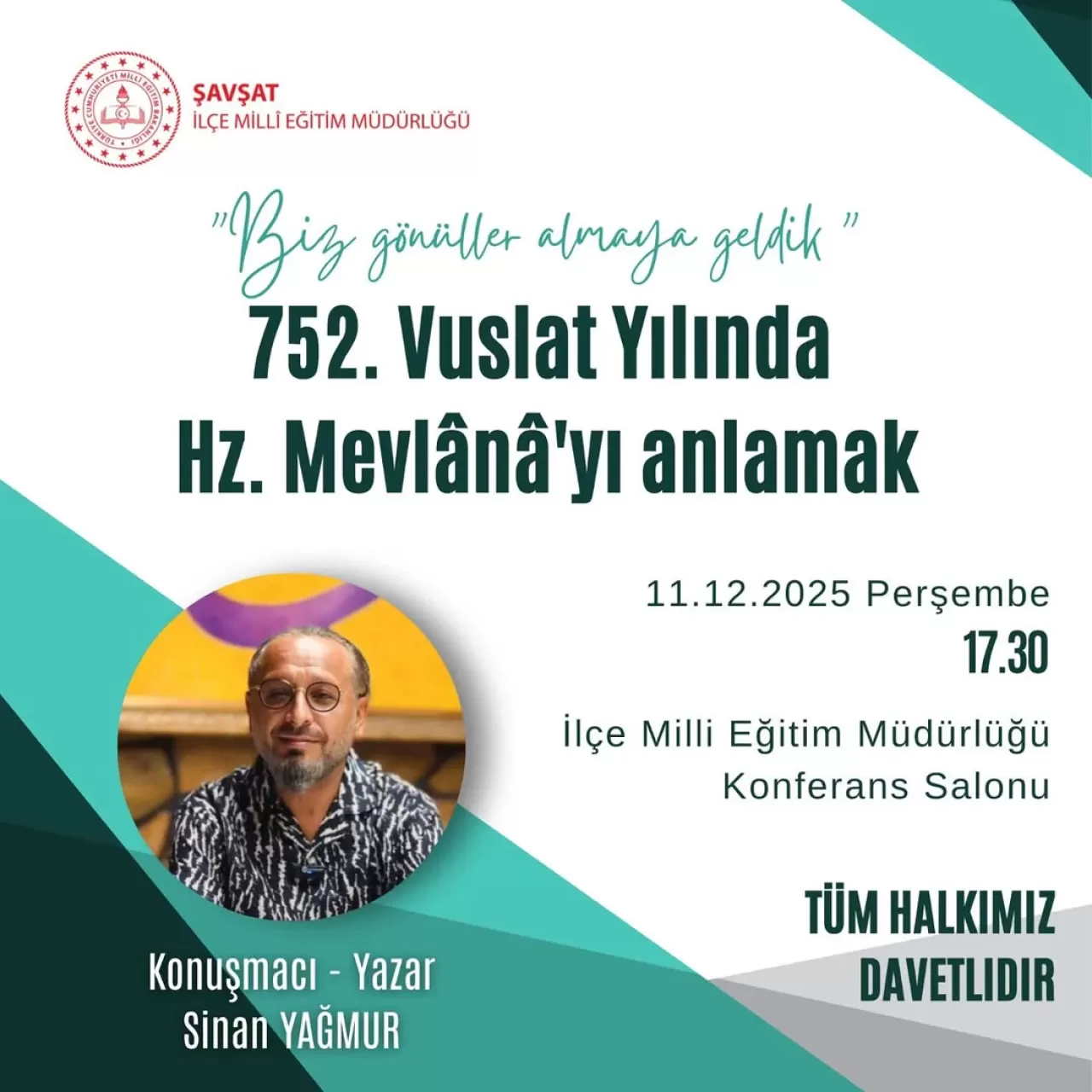 Sinan Yağmur, Okuyan Artvin Projesi Kapsamında Okurlarıyla Buluşacak