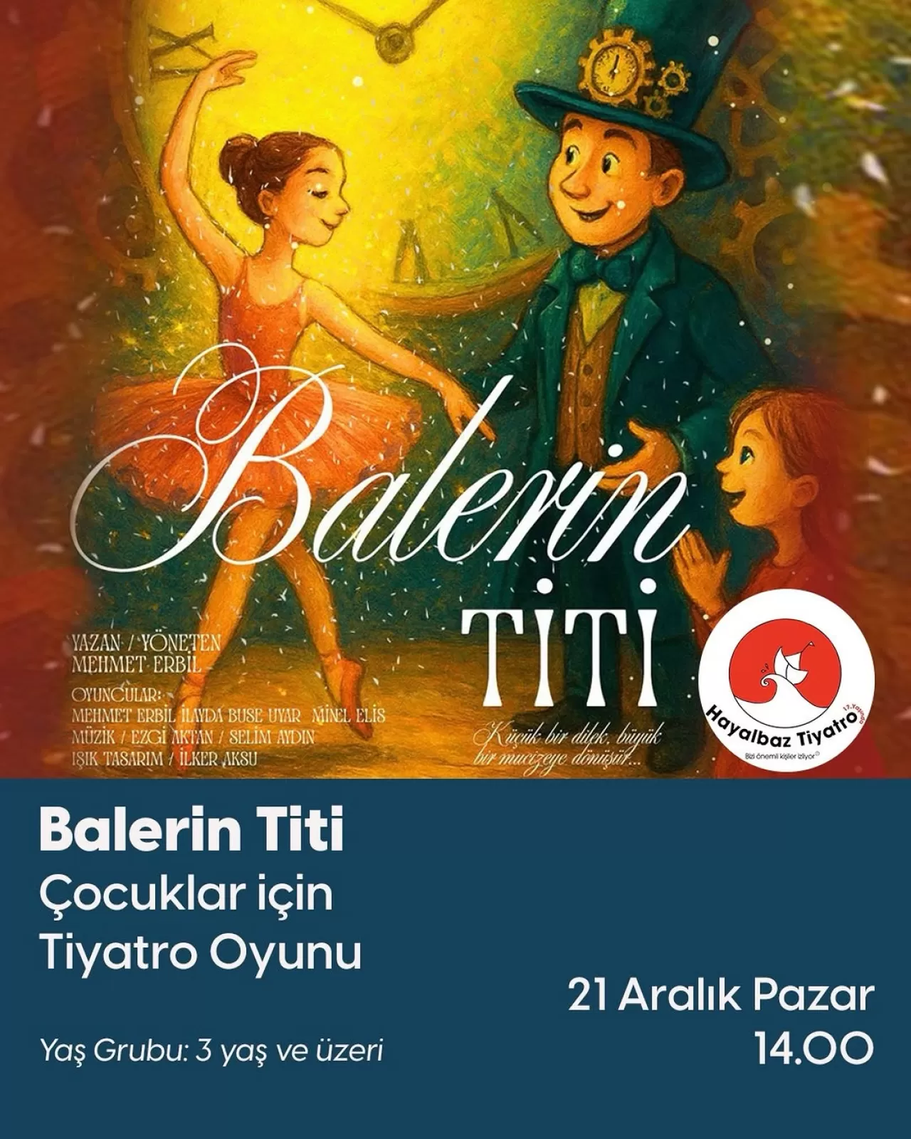 "Balerin Titi" Oyunu İstanbul Oyuncak Müzesi'nde Sahnelenecek