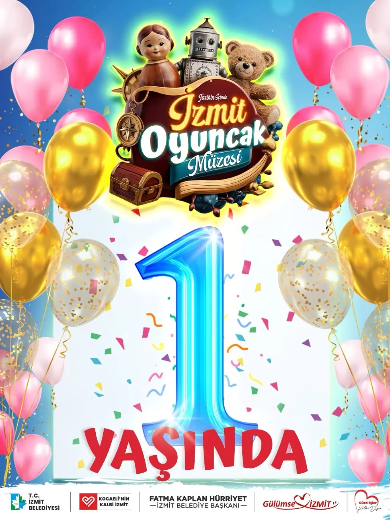 İzmit Oyuncak Müzesi Birinci Yılını Kutlamaya Hazırlanıyor