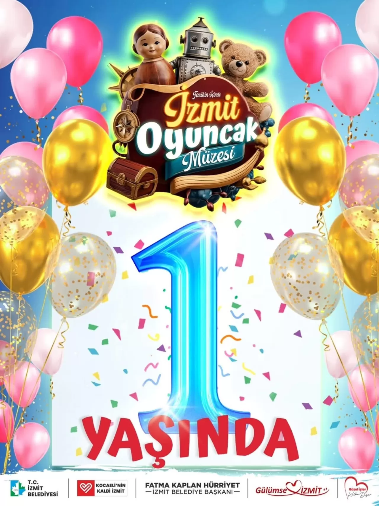 İzmit Oyuncak Müzesi Birinci Yılını Kutluyor