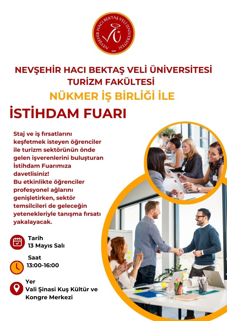 NEVÜ Turizm Fakültesi'nden Öğrencilere Yönelik İstihdam Fuarı