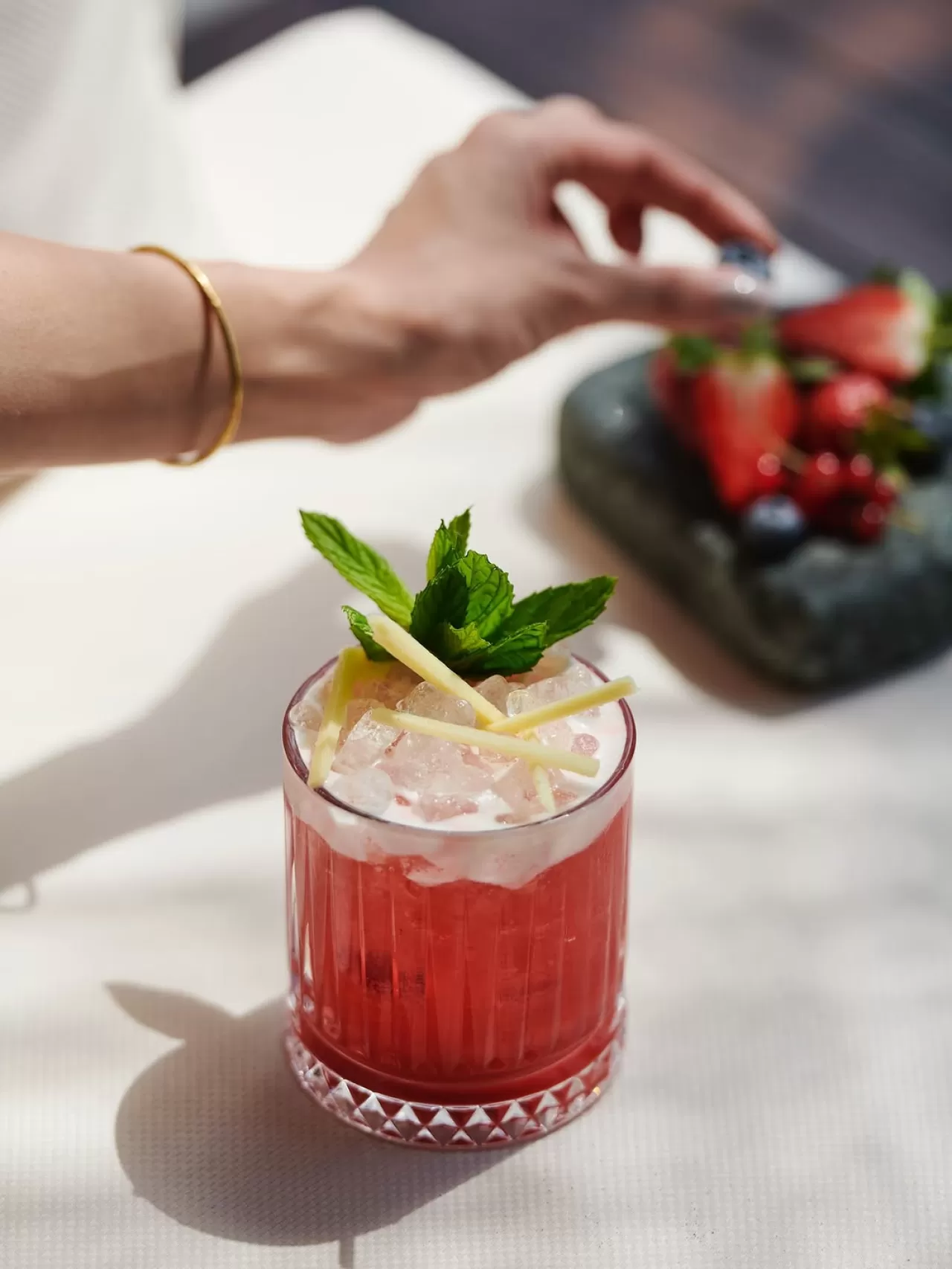 Maxx Royal Belek'te Çilek ve Nane Lezzeti: 