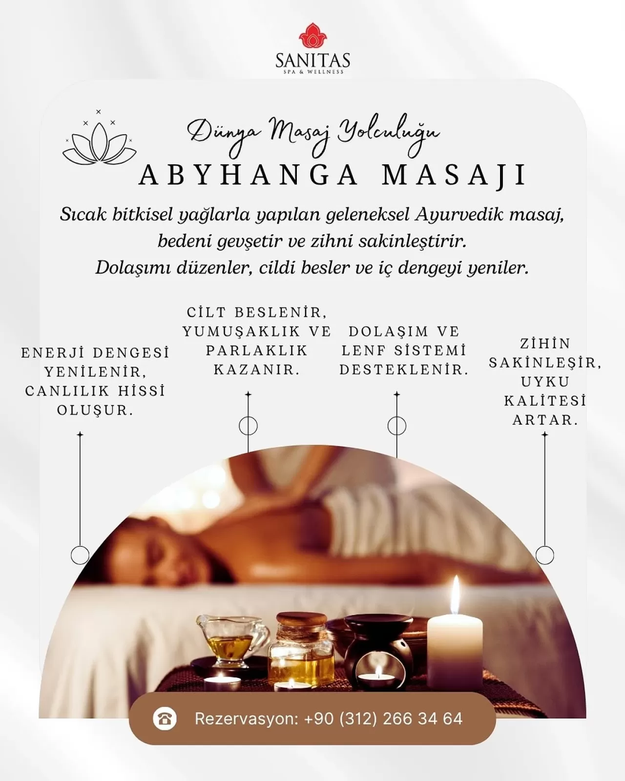 Sanitas Spa'da Ayurvedik Abyhanga Masajı ile Denge Arayışı