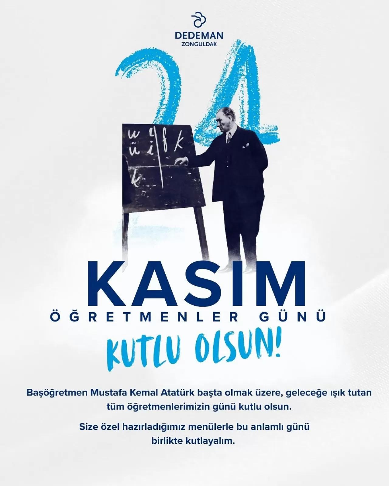 Dedeman Zonguldak'tan 24 Kasım Öğretmenler Günü'ne Özel Menü