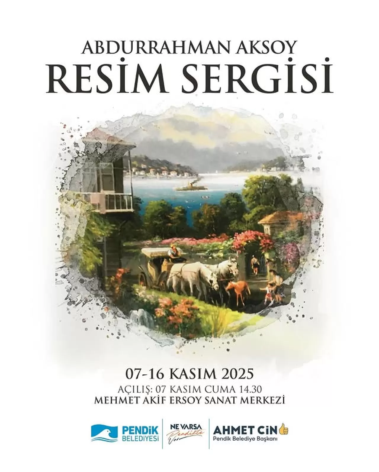Abdurrahman Aksoy'un Eserleri Pendik'te Sanatseverlerle Buluşacak