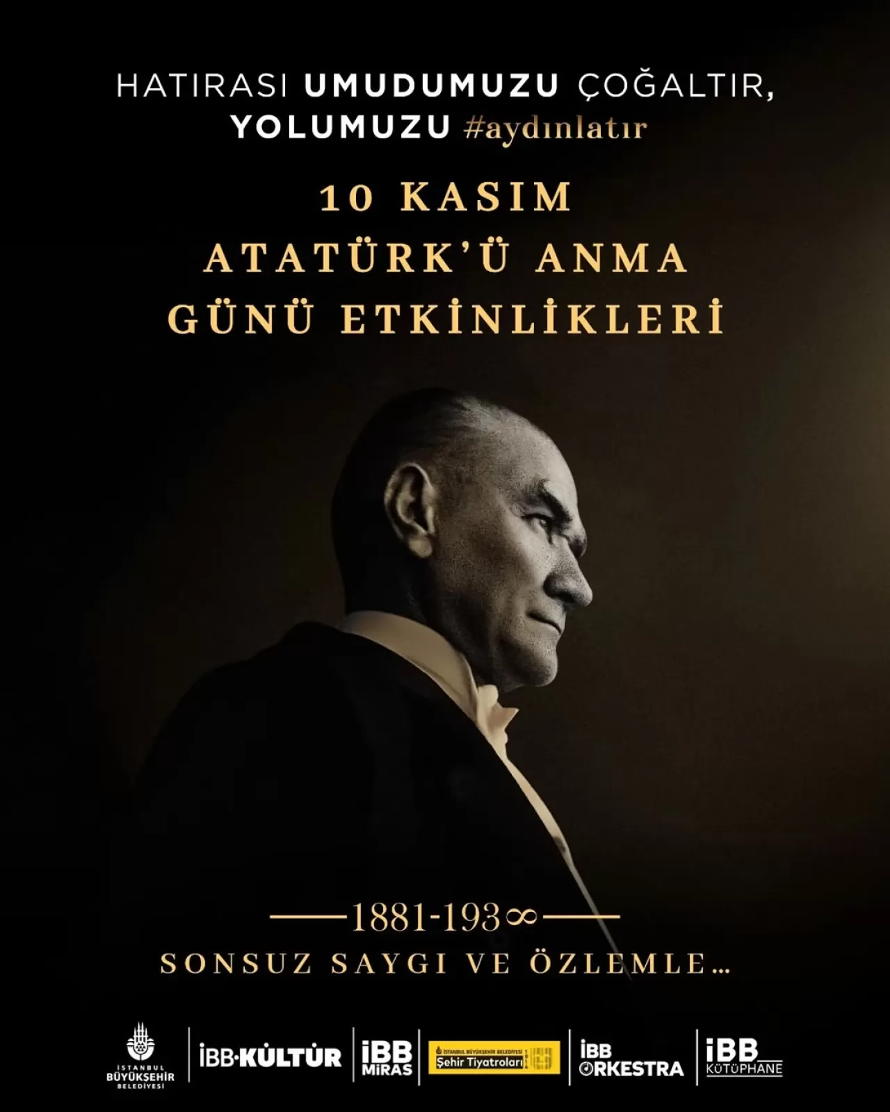 İstanbul'da Atatürk'ü Anma Etkinlikleri Düzenleniyor