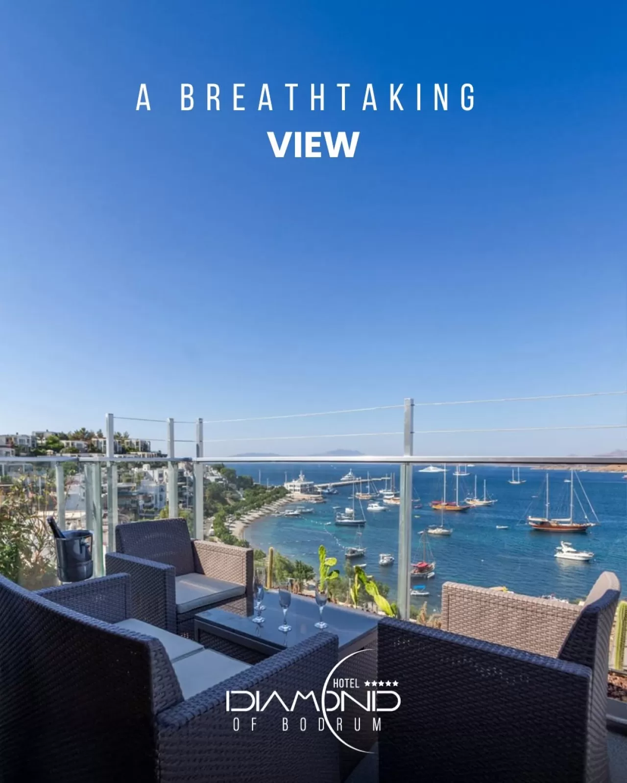 Diamond of Bodrum: Kumbahçe'de Nefes Kesen Manzaralı Konaklama