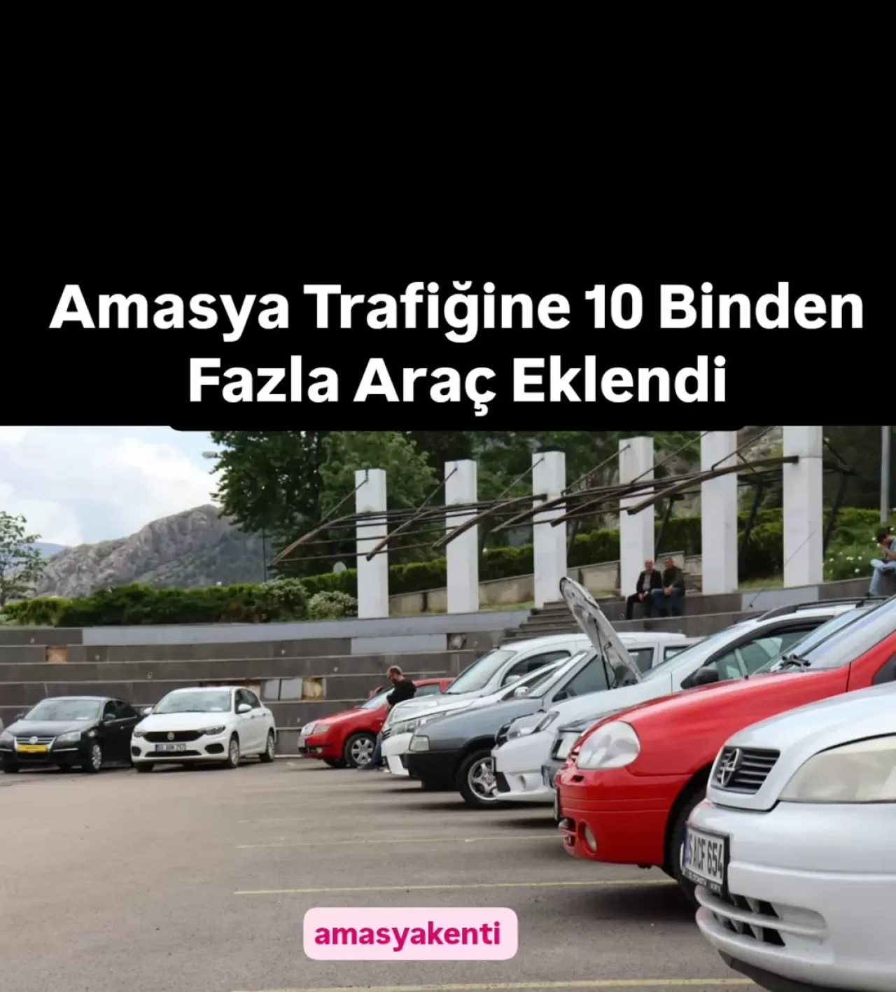 Amasya'da Trafiğe Kayıtlı Araç Sayısı 162 Bini Aştı