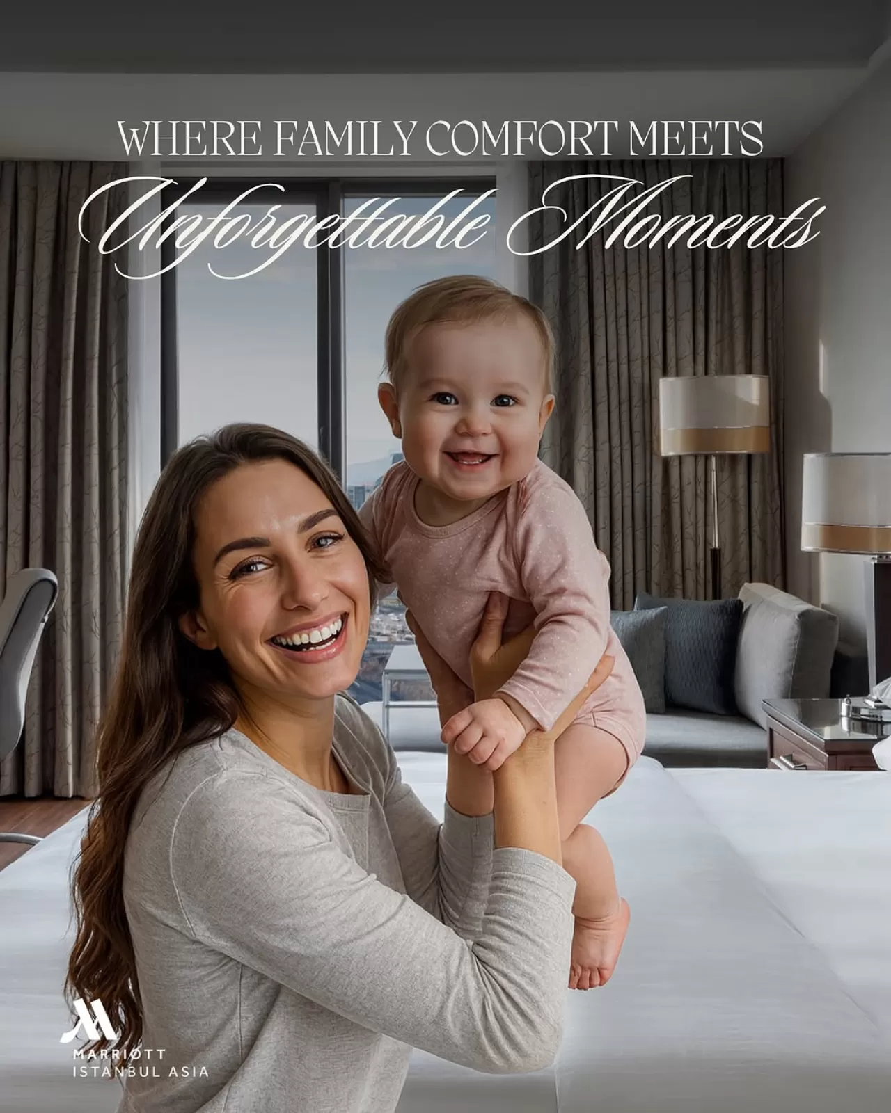 İstanbul Marriott Hotel Asia, Aile Konaklamalarına Özel Hizmet Sunuyor
