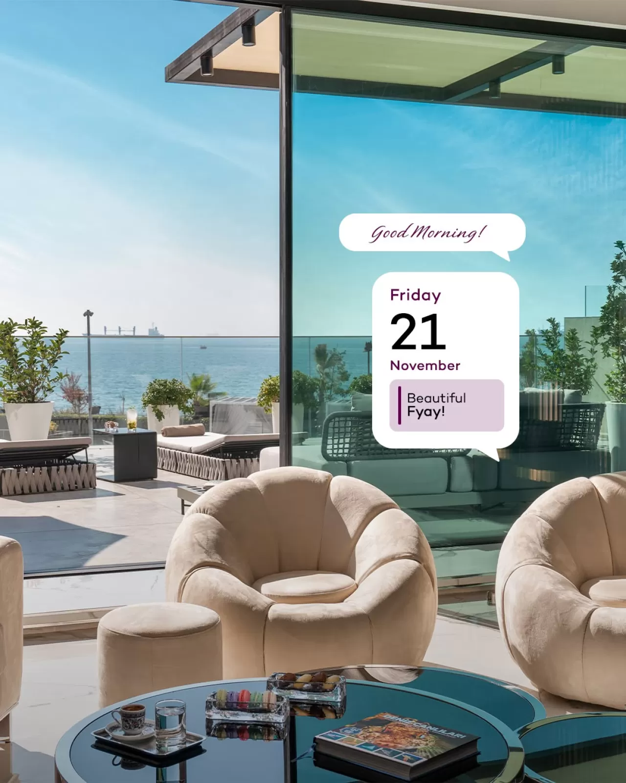 Crowne Plaza İstanbul Florya'da Cuma Sabahlarına Özel Manzara