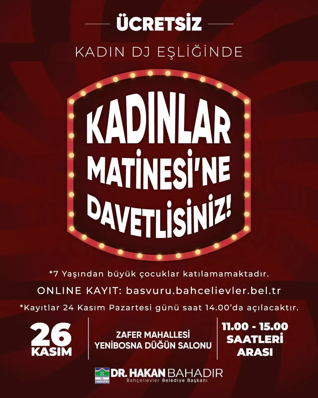 Bahçelievler'de Kadın DJ Eşliğinde Komşuluk Buluşması Düzenlenecek