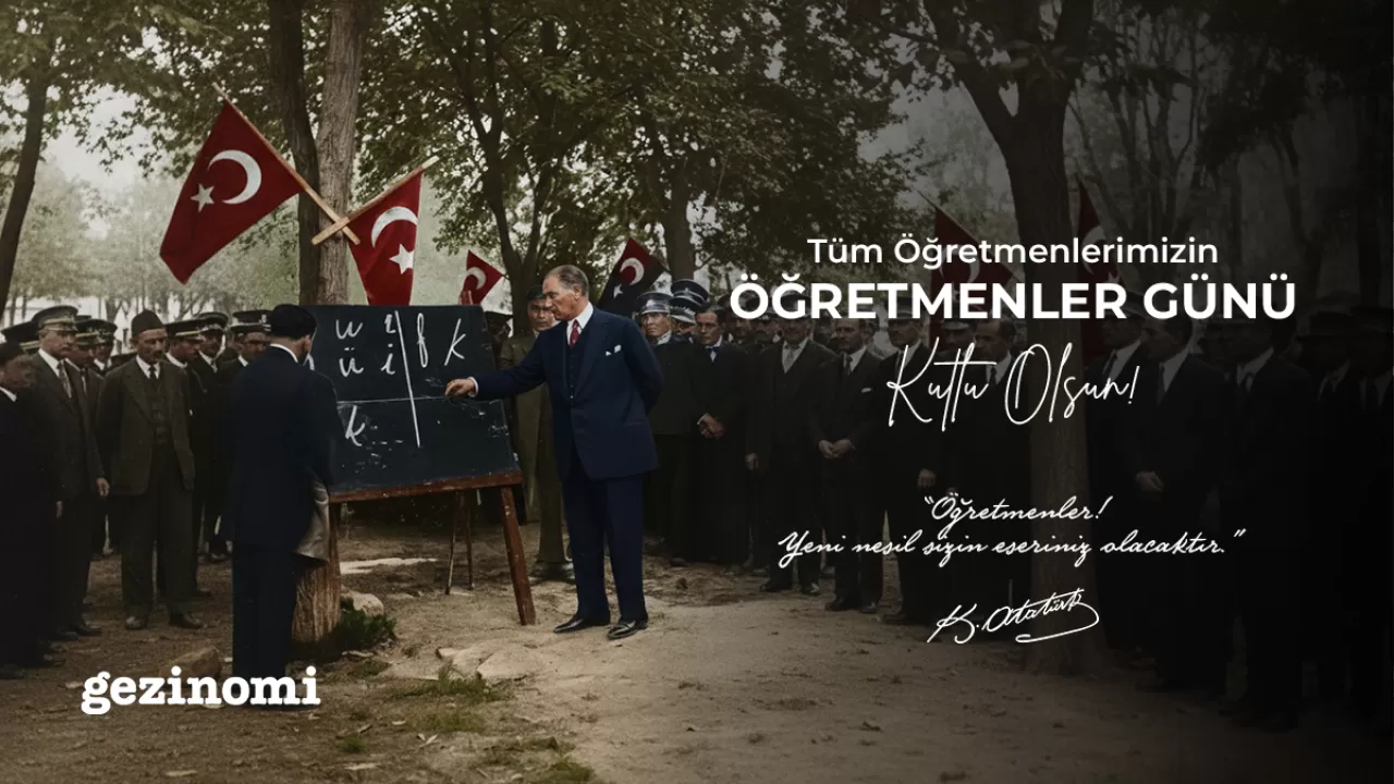 Gezinomi'den 24 Kasım Öğretmenler Günü Mesajı