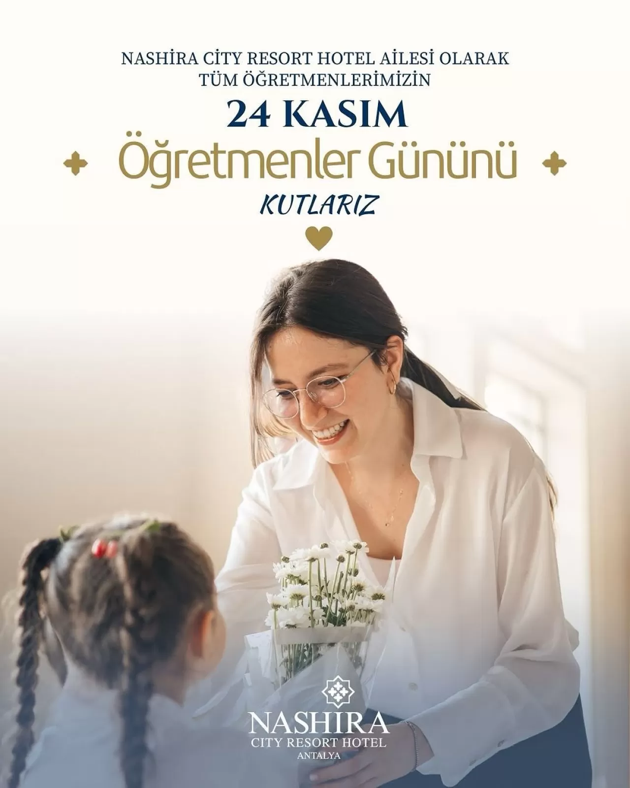 Nashira Resort Aqua & Spa'tan 24 Kasım Öğretmenler Günü Mesajı