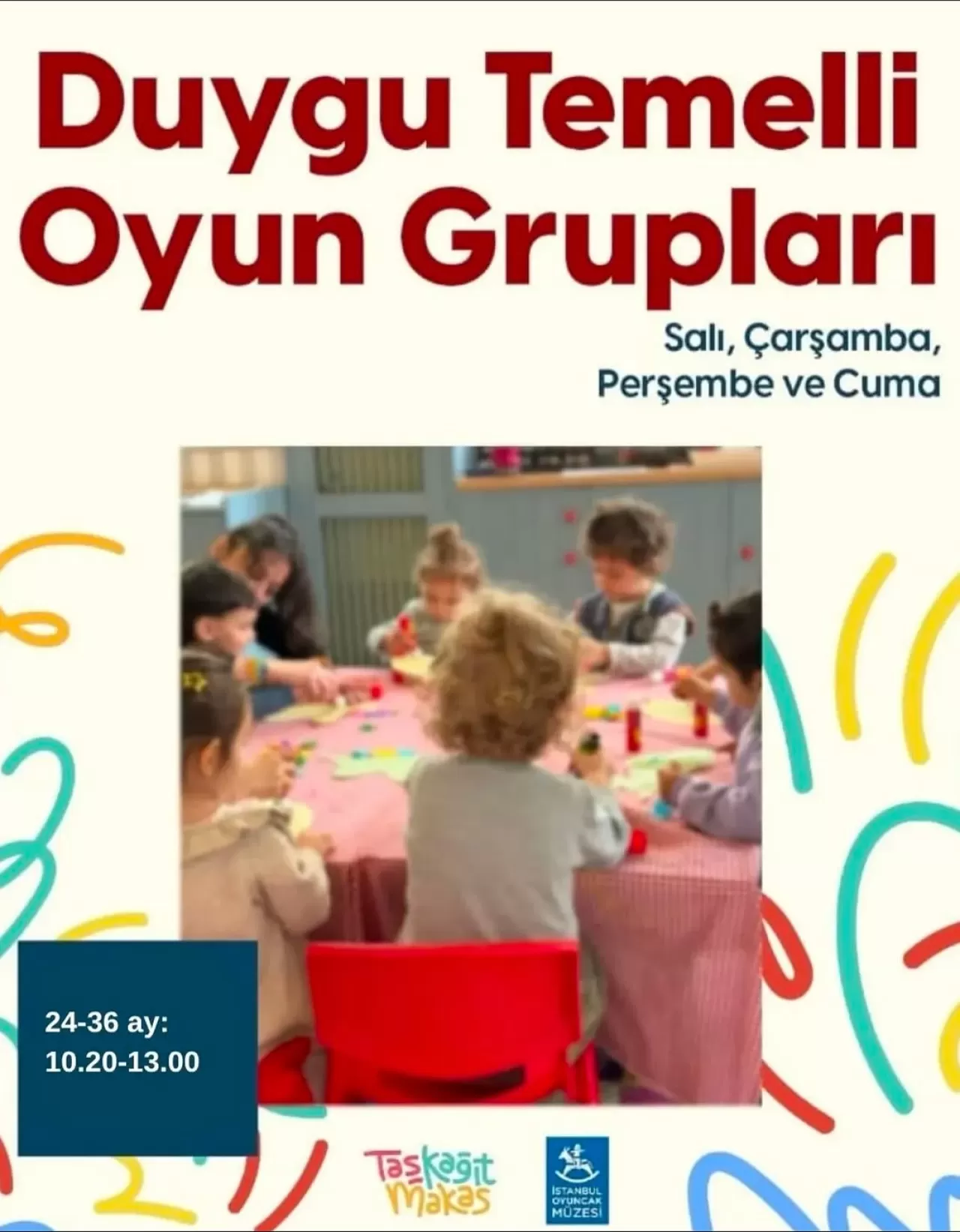 İstanbul Oyuncak Müzesi'nde 24-36 Aylık Çocuklar İçin Gelişim Odaklı Oyun Grupları Başlıyor