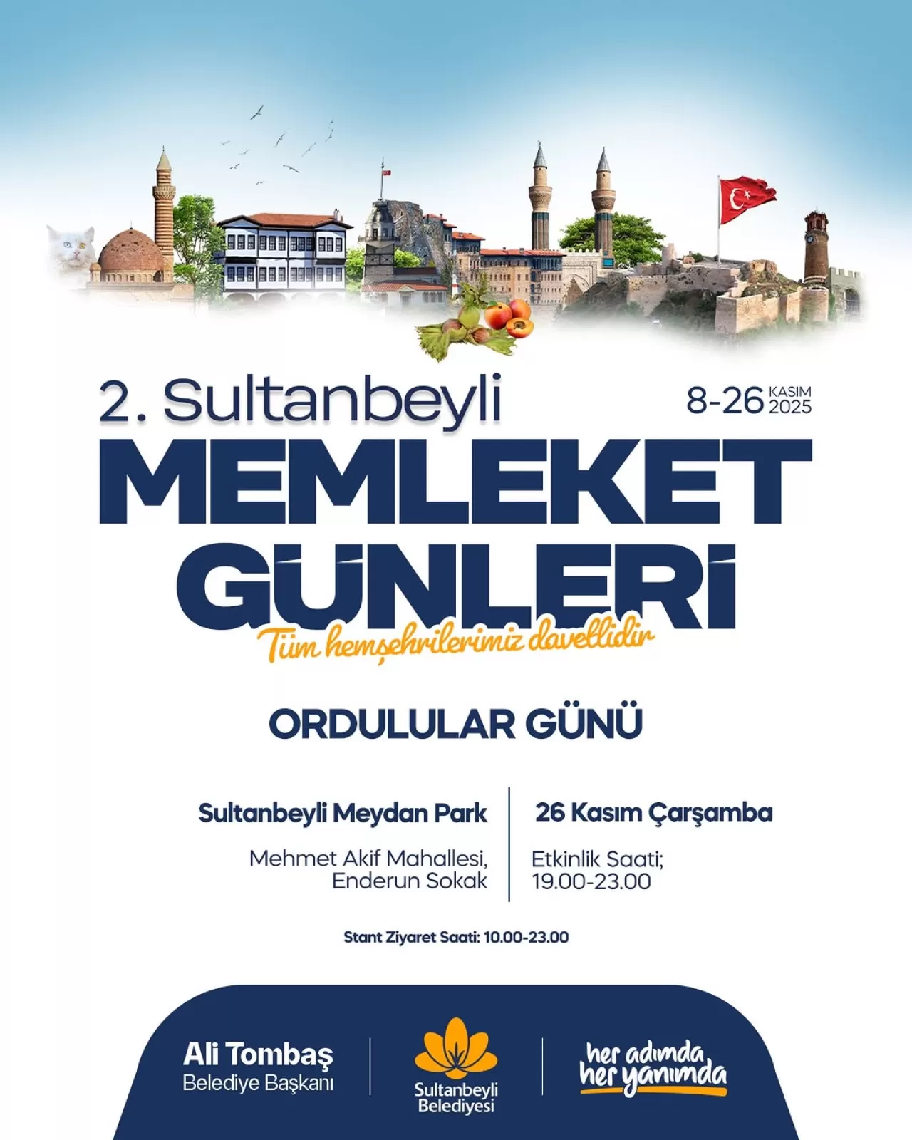 Sultanbeyli'de Ordu Kültür Gecesi Düzenlenecek
