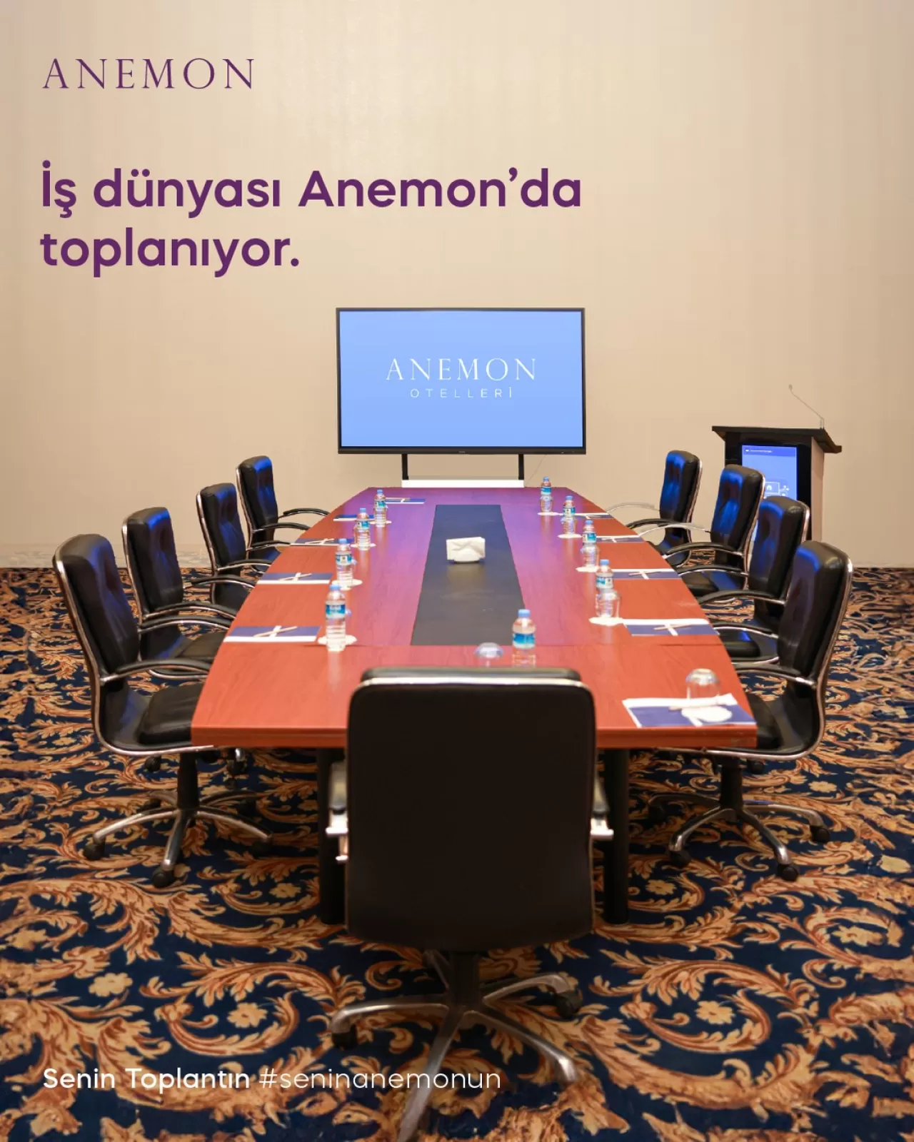 Anemon Otel Adana, İş Toplantılarında Teknoloji ve Konforu Buluşturuyor