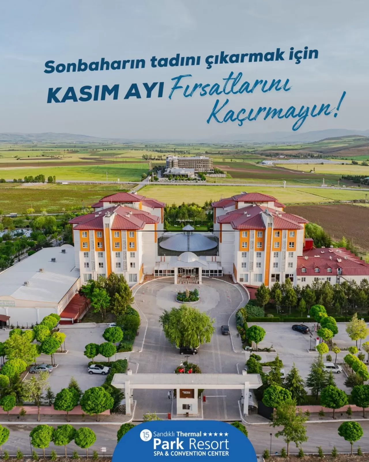 Sandıklı Termal Park, Sonbaharda Doğayla İç İçe Termal Keyfi Sunuyor