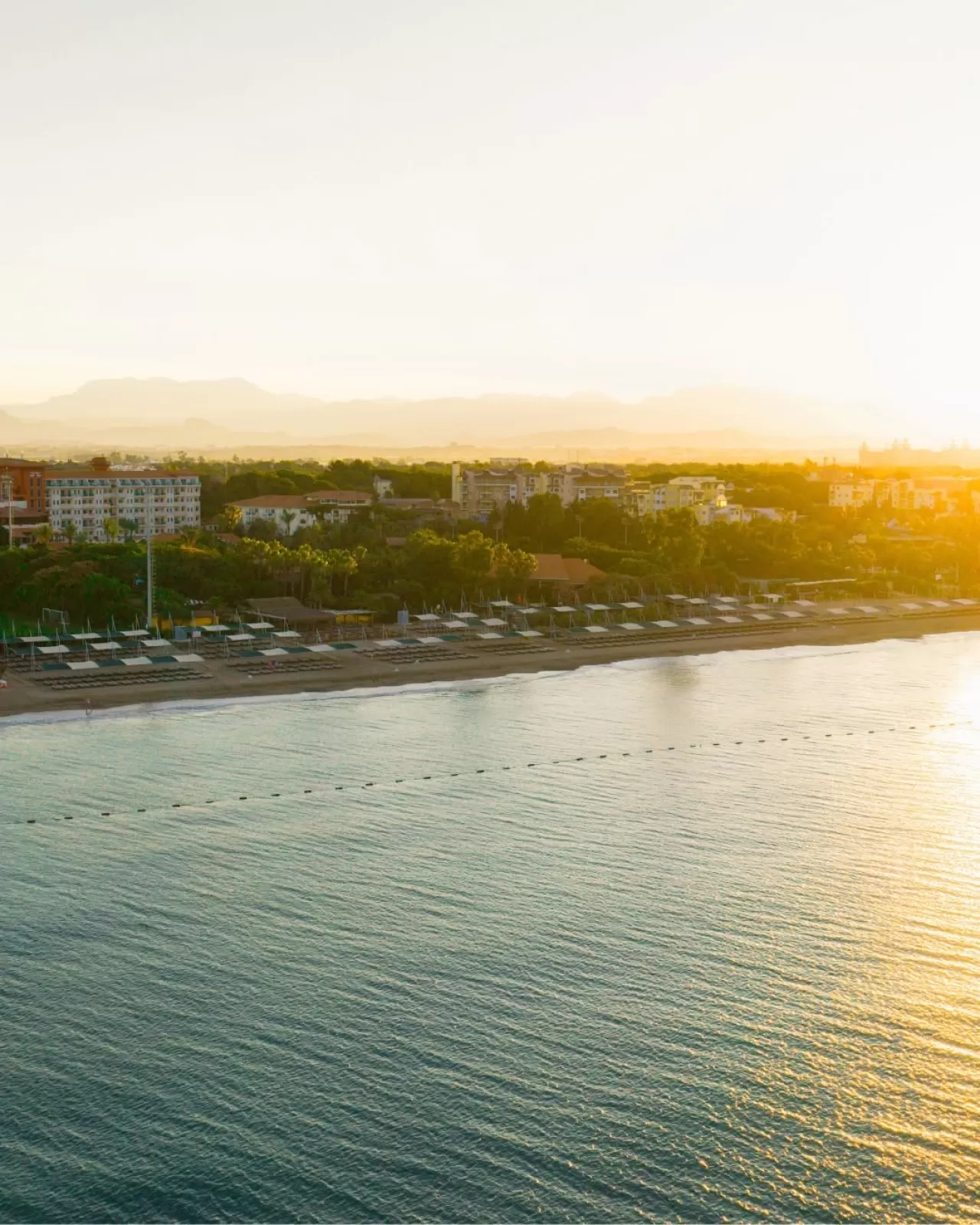 Belconti Resort'ta Gün Batımı Manzarası