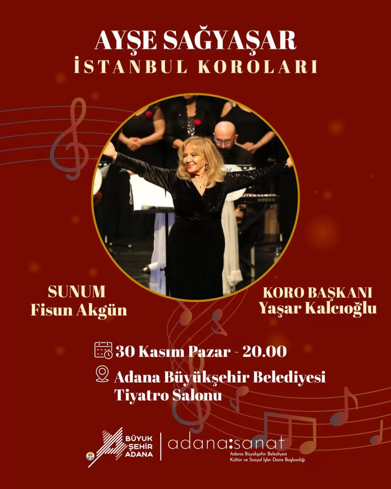 Ayşenur Sağyaşar, Adana'da Müzik Ziyafeti Sunacak