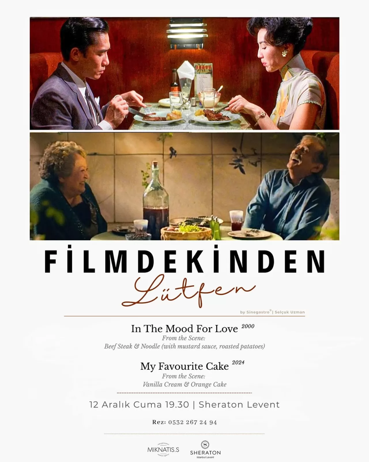 Sheraton İstanbul Levent'te Filmdekinden Etkinliği: In the Mood for Love Temalı Gece Düzenleniyor