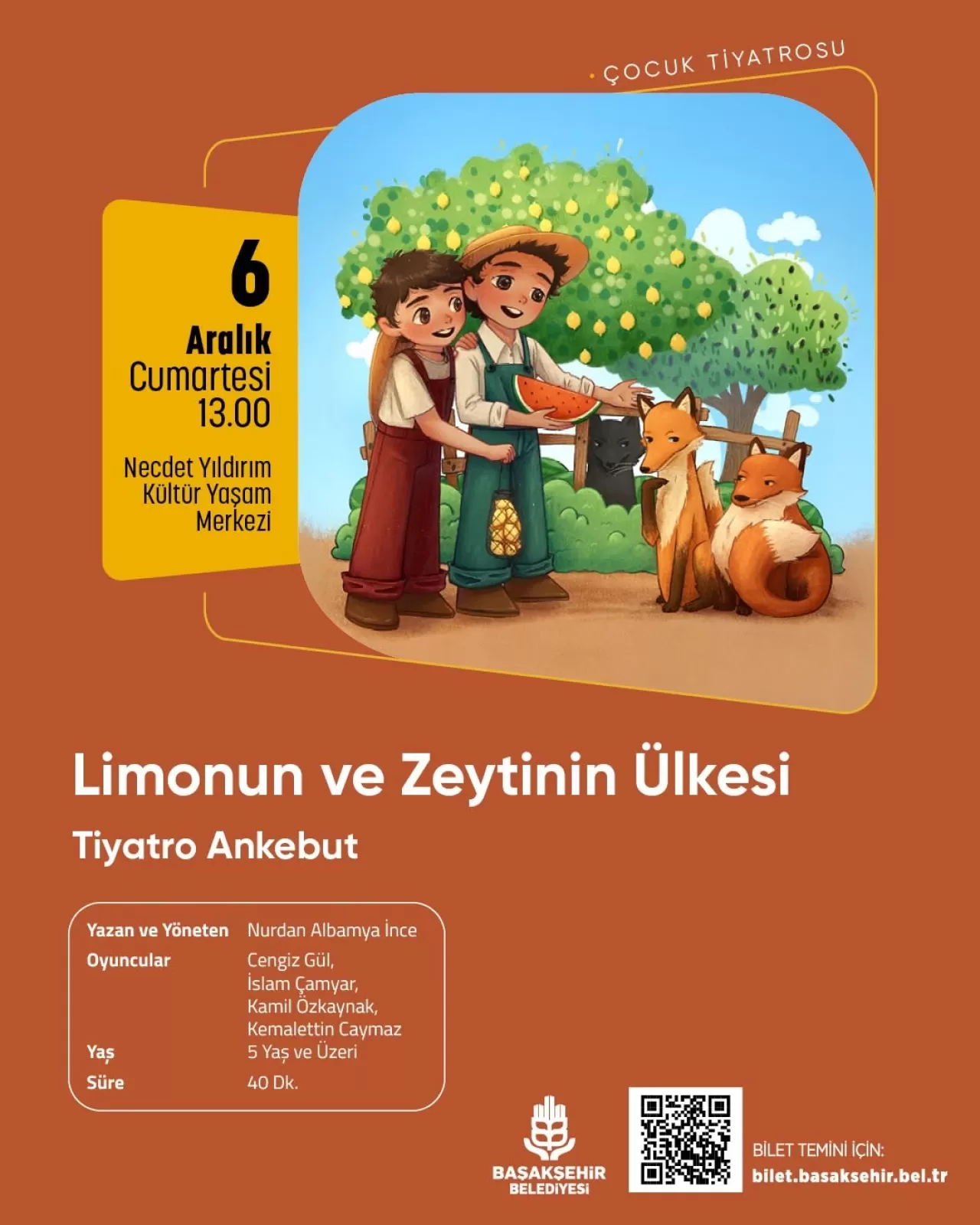 Başakşehir'de Hafta Sonu Çocuk Tiyatrosu Şenliği