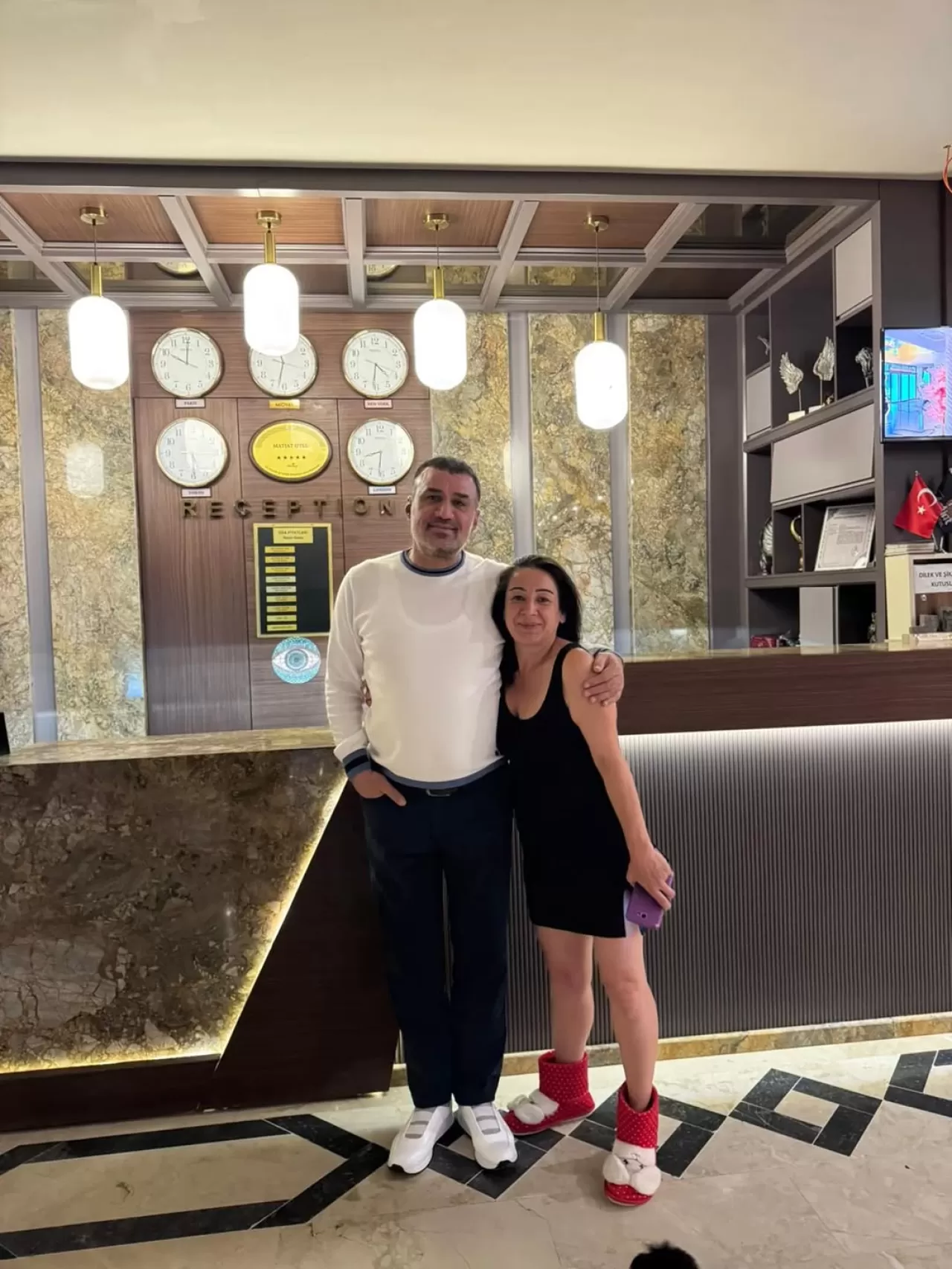 Mardin'deki Matiat Otel, Oyuncu Mahmut Cevher ve Zeynep Kankonde'yi Ağırladı