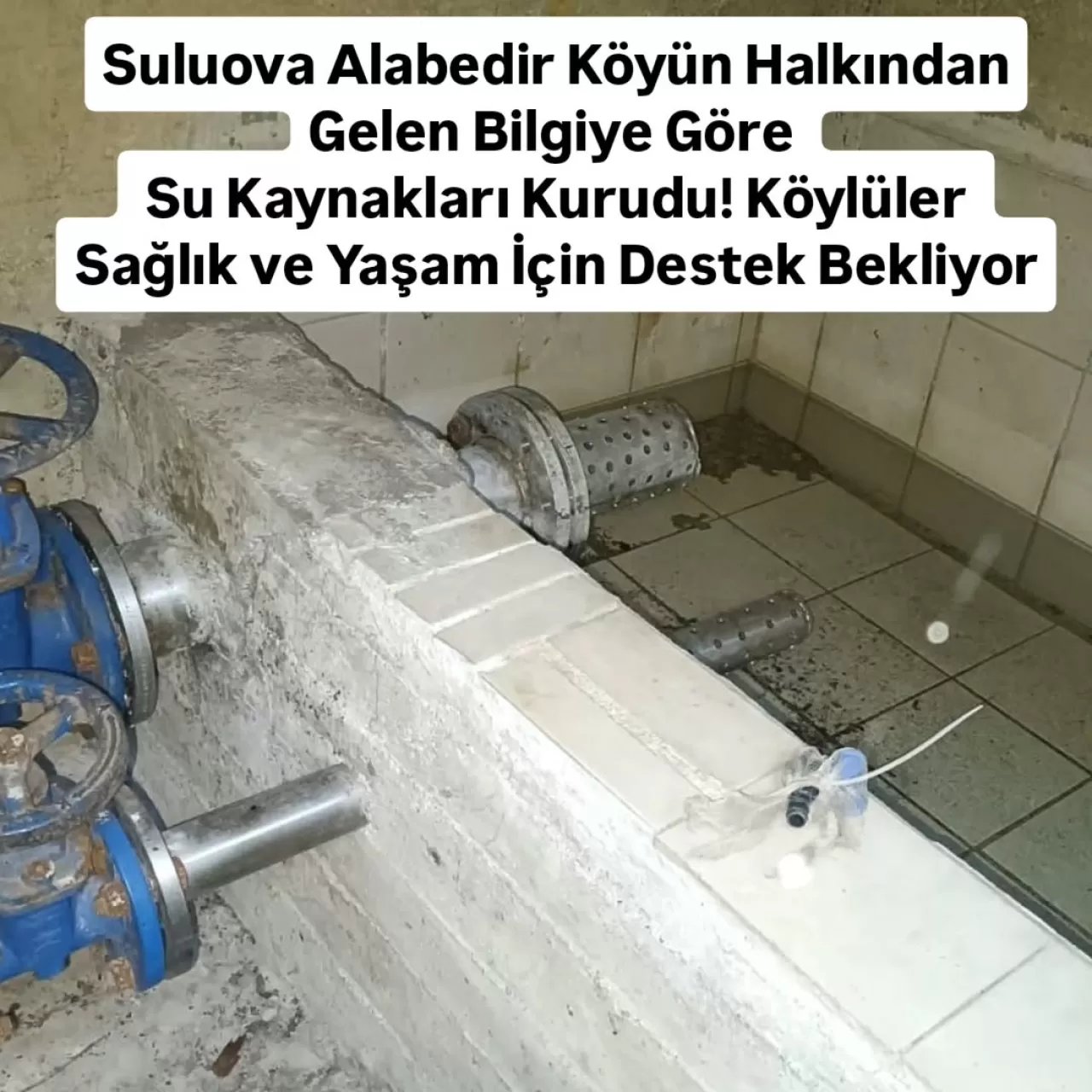 Alabedir Köyü'nde Su Krizi: Kaynaklar Kurudu, Yaşam Zorlaştı