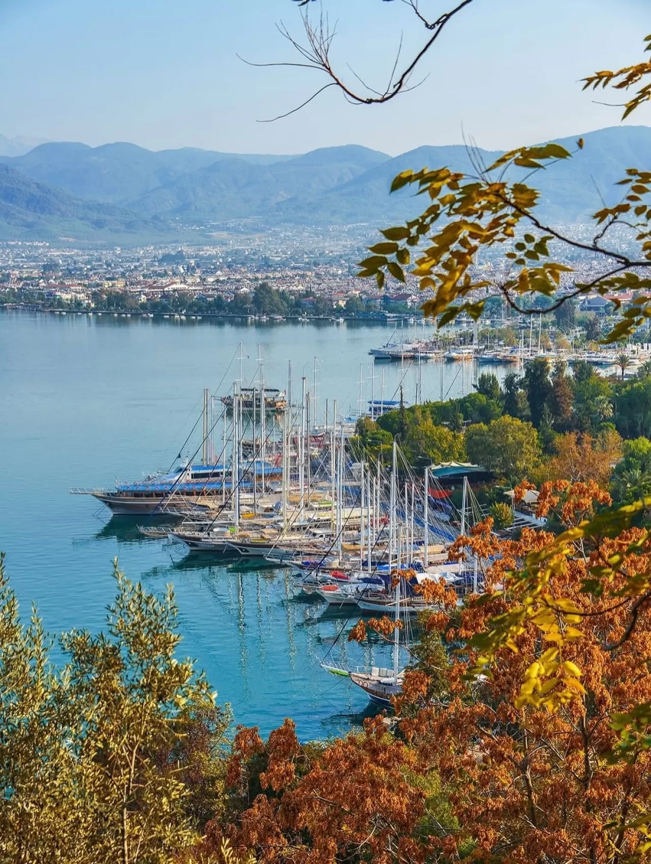Fethiye, Sonbahar Renklerine Büründü