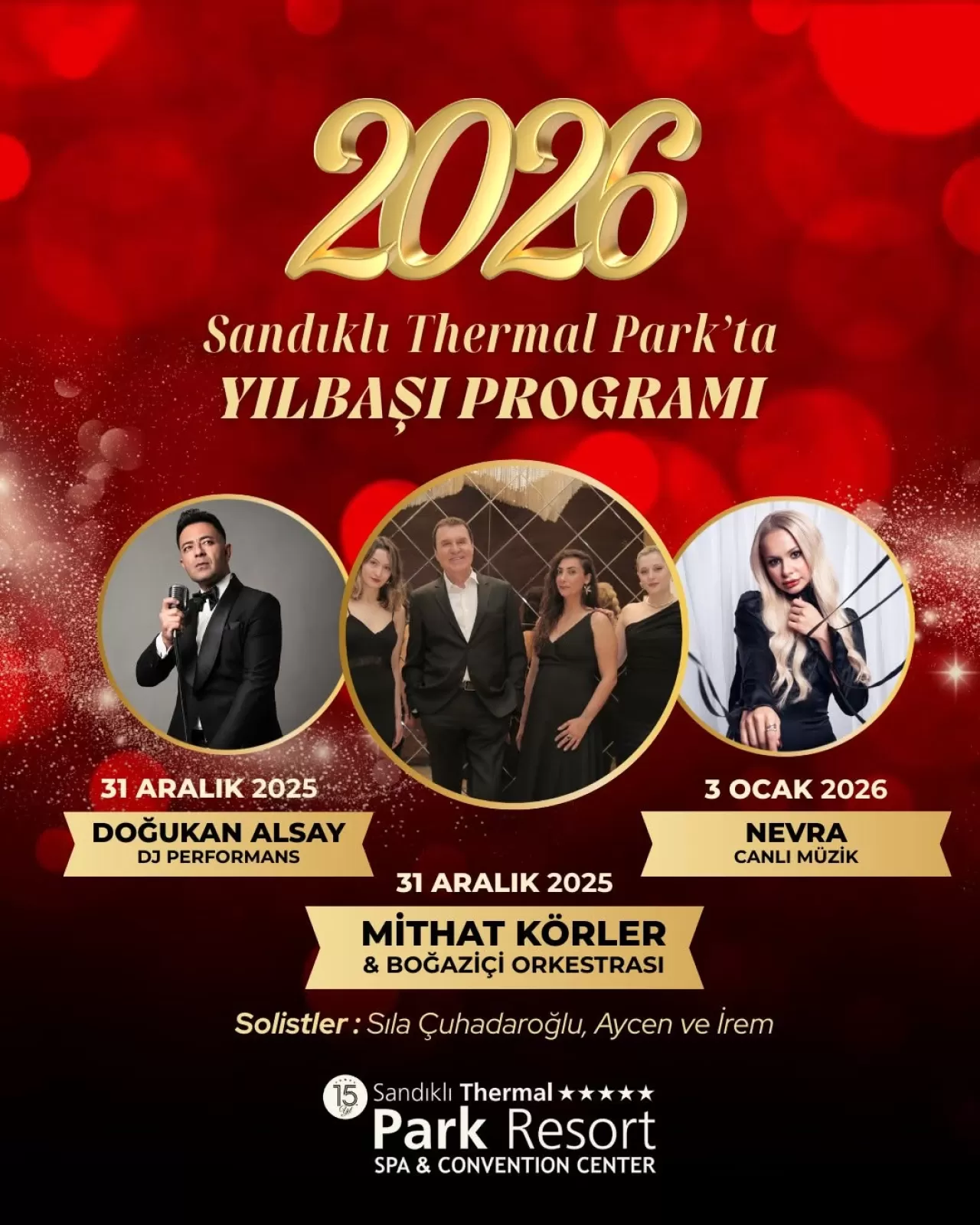Sandıklı Termal Park'ta Yılbaşı Coşkusu
