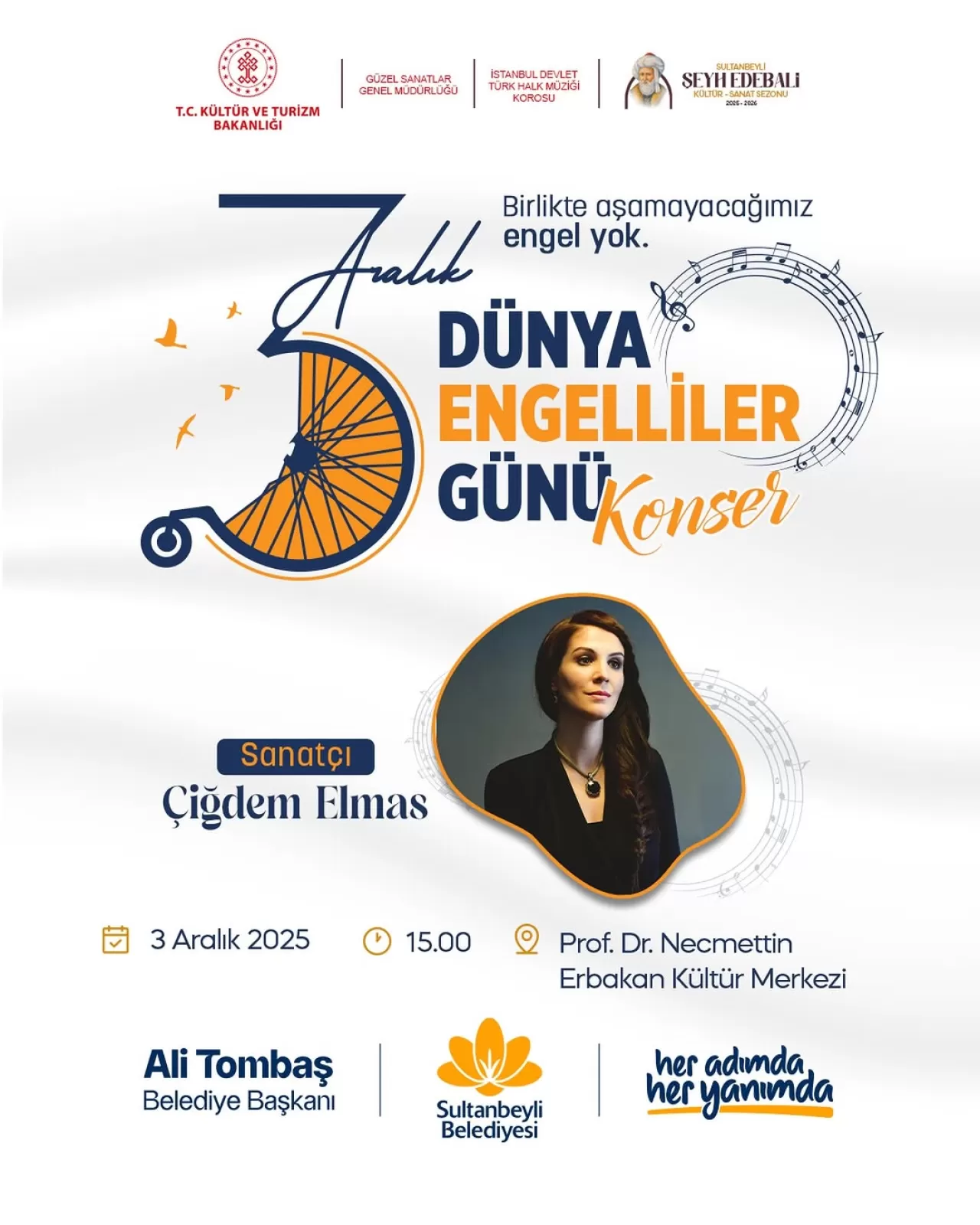 Sultanbeyli'de 3 Aralık Dünya Engelliler Günü Konseri