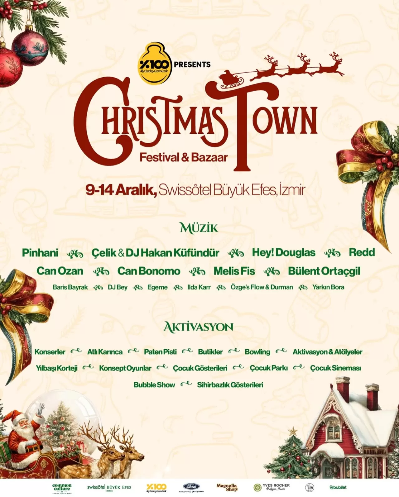 İzmir, Christmas Town Festivali ile Yılbaşı Hazırlıklarına Başlıyor