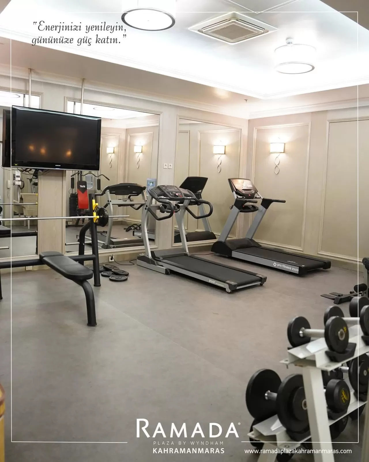 Ramada Plaza Kahramanmaraş, Misafirlerine Özel Fitness Olanakları Sunuyor