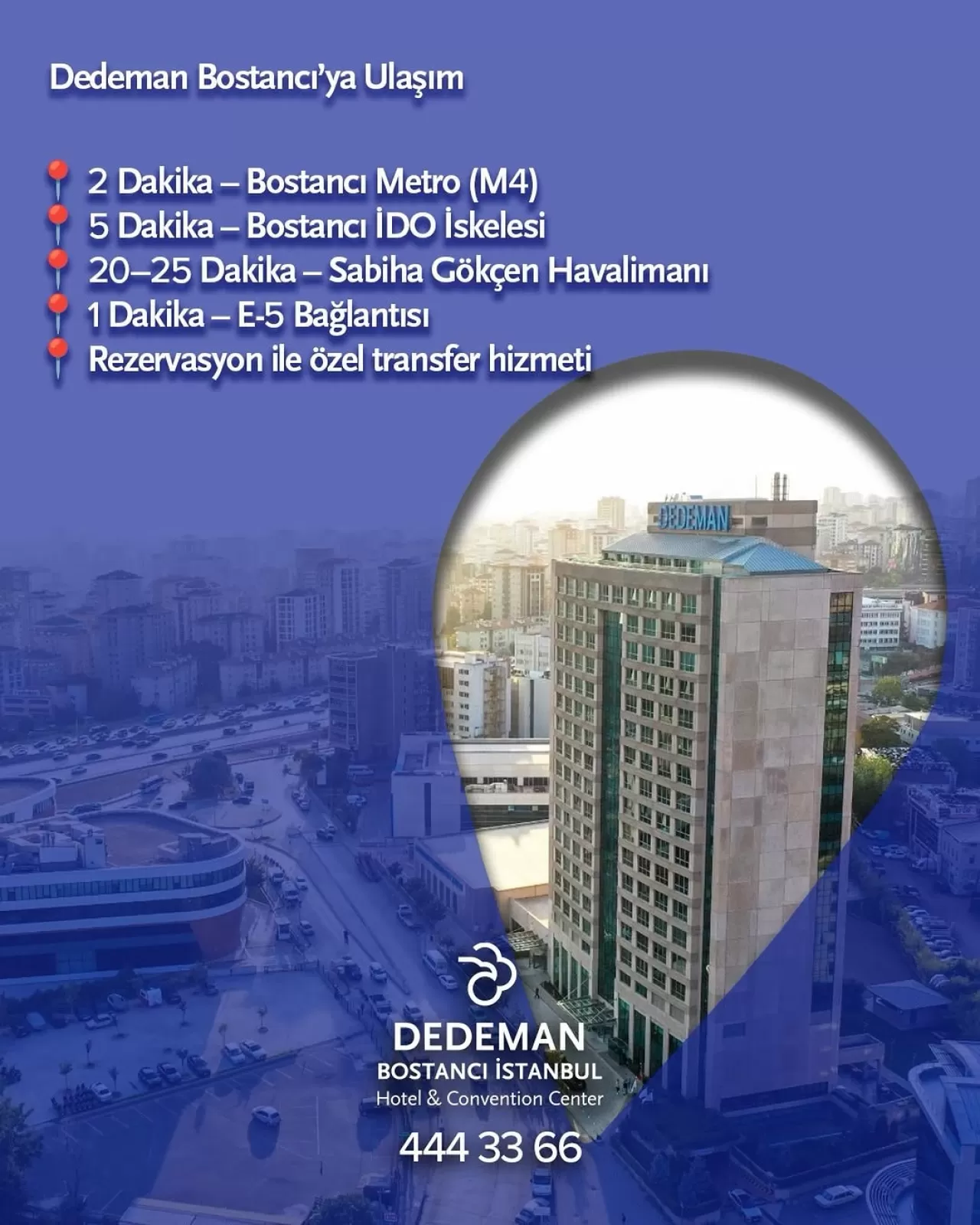 Dedeman Bostancı Oteli, Ulaşım Merkezinde Konfor Sunuyor