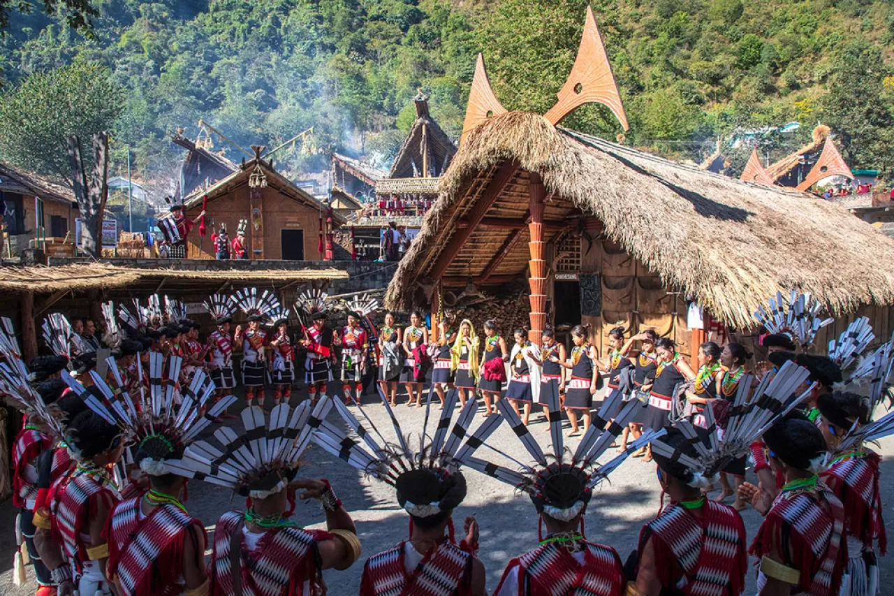 Hornbill Festivali: Nagaland'ın Savaşçı Kabilelerinin 10 Günlük Renkli Şöleni