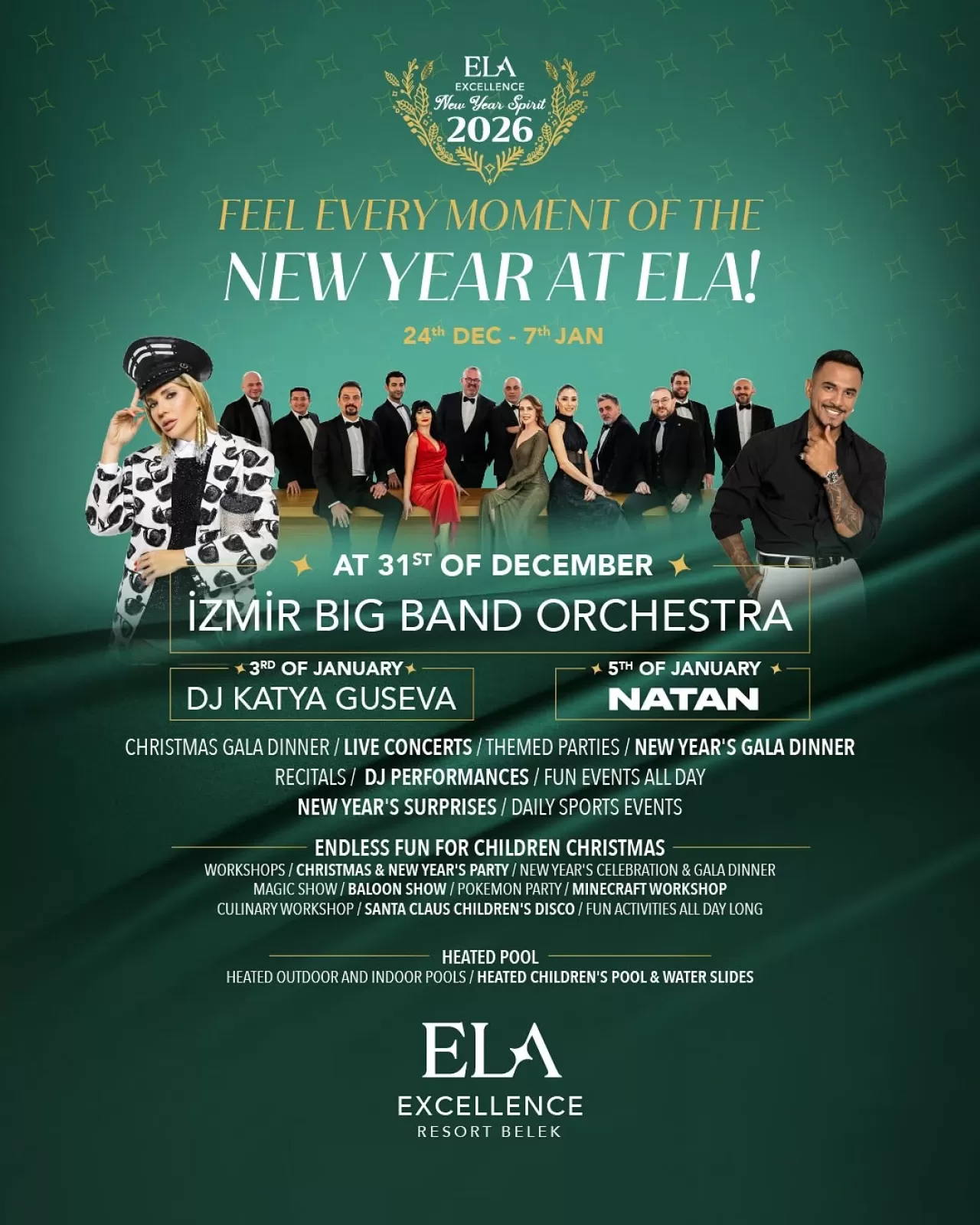 Ela Quality Resort Otel, Yılbaşı Dönemi İçin Rezervasyonları Başlattı