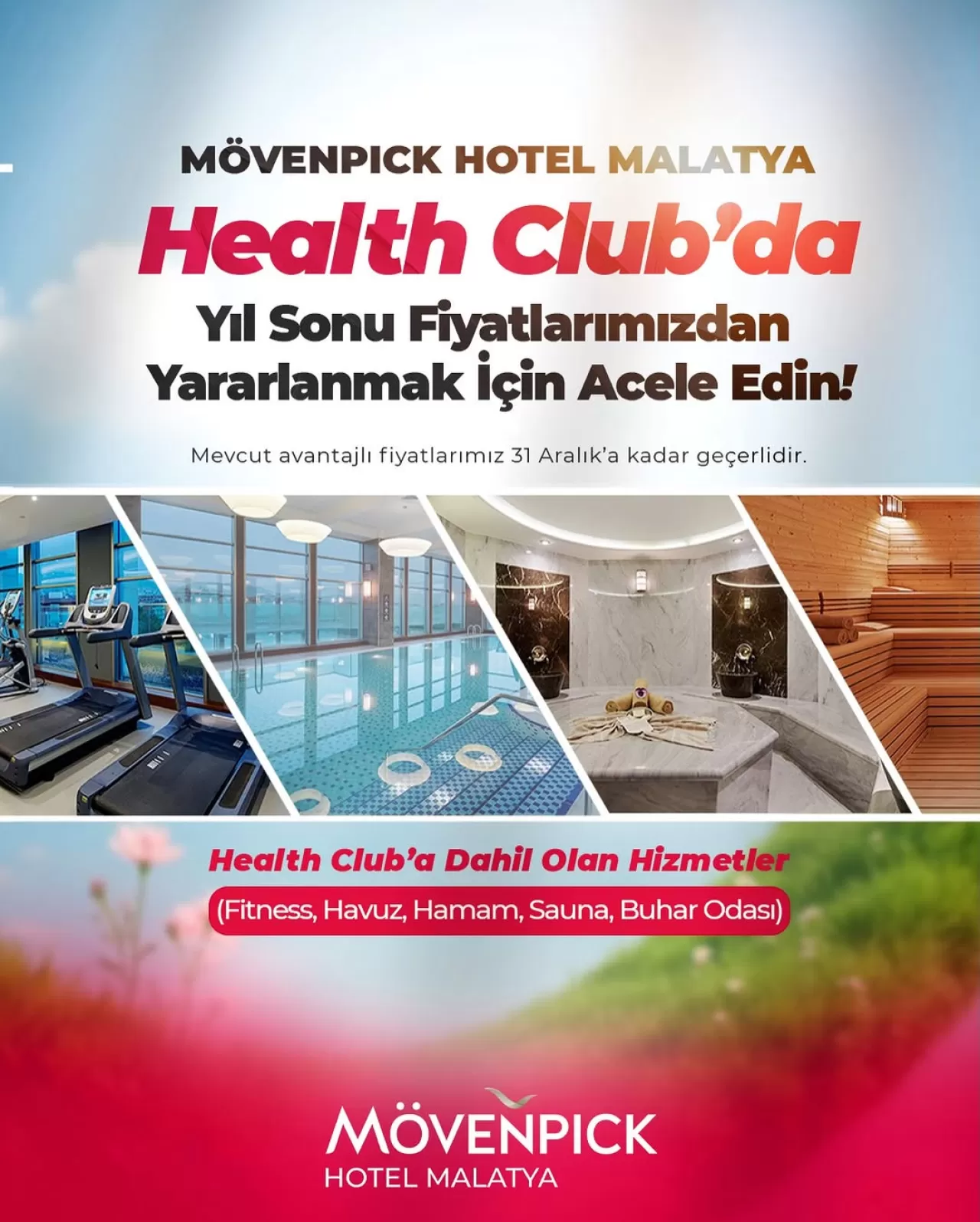 Mövenpick Hotel Malatya'dan Yıl Sonu Wellness Fırsatı