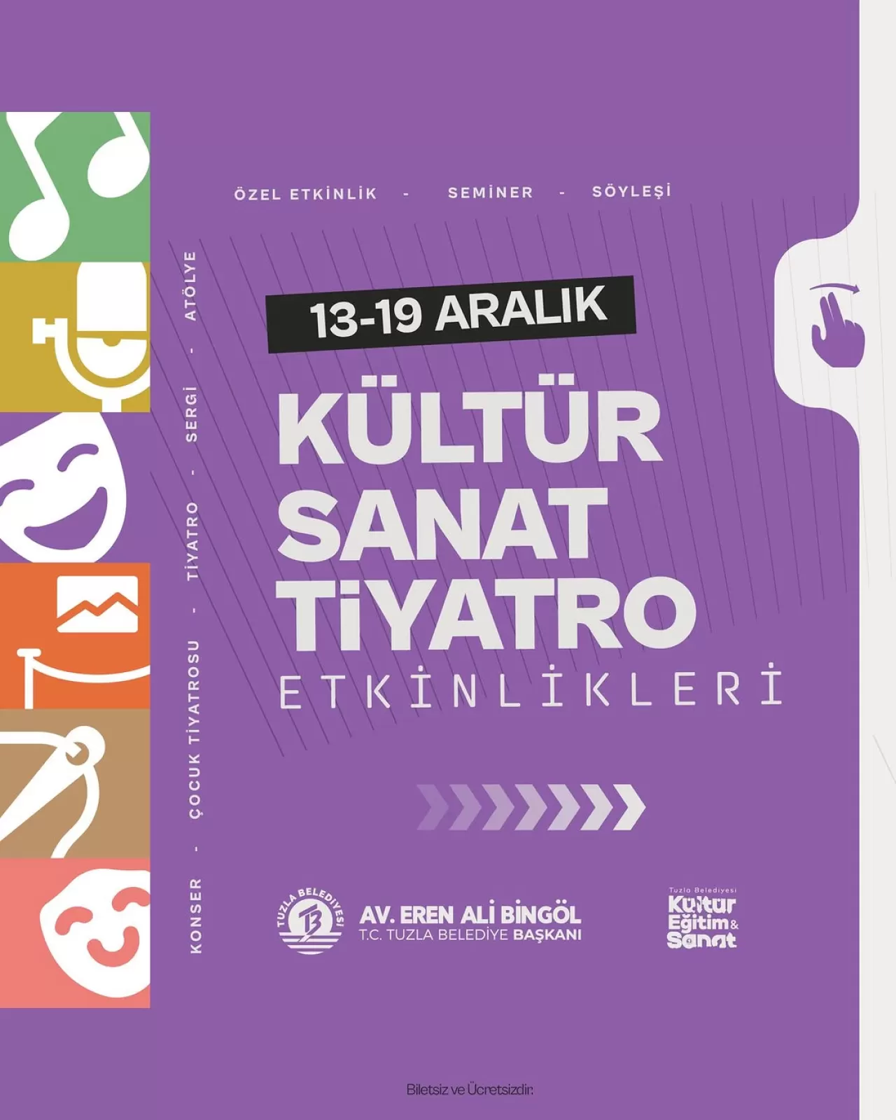 Tuzla'da Kültür Sanat Etkinlikleri Yoğun İlgi Görüyor
