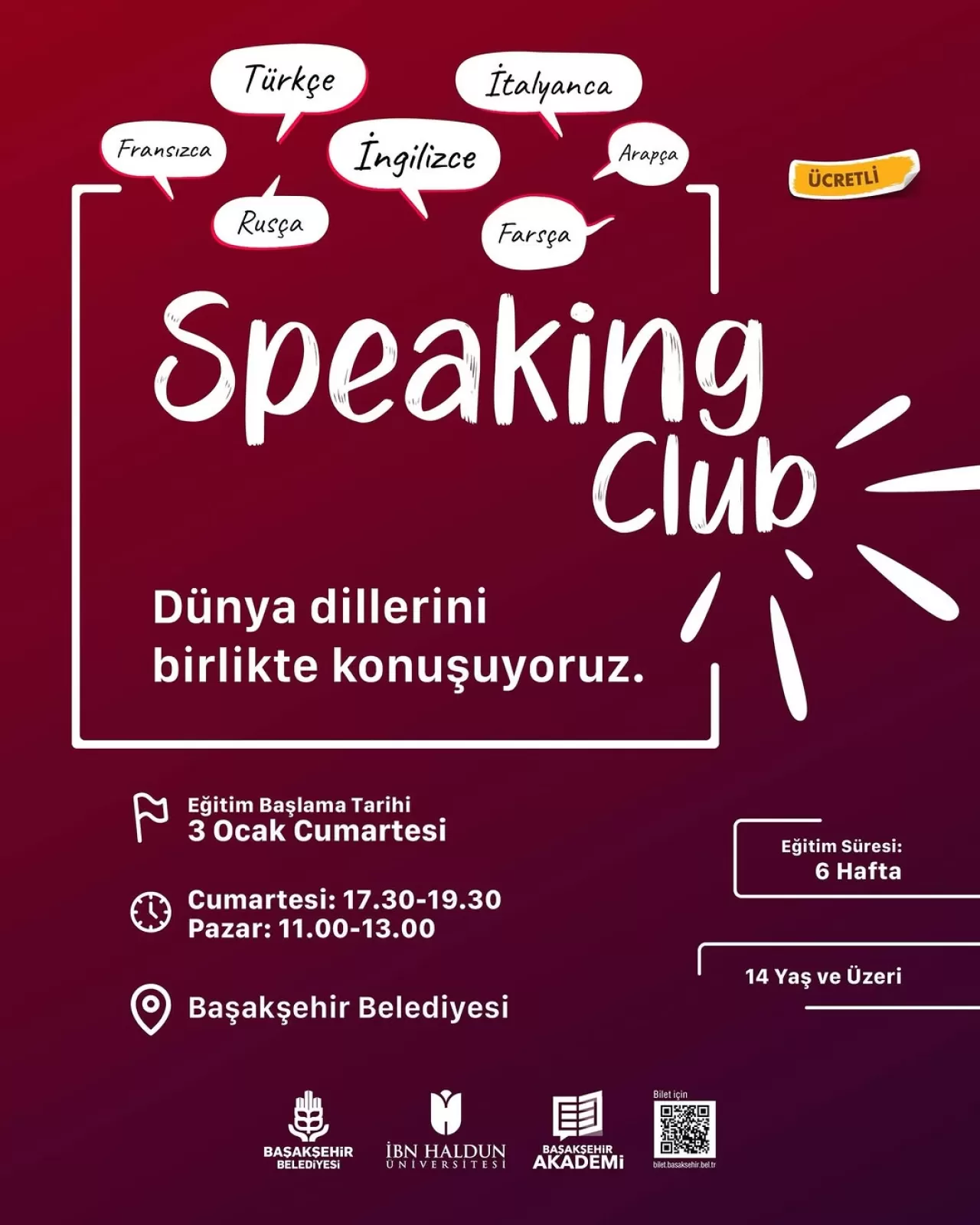 Başakşehir'de Çok Dilli Konuşma Kulüpleri Başlıyor