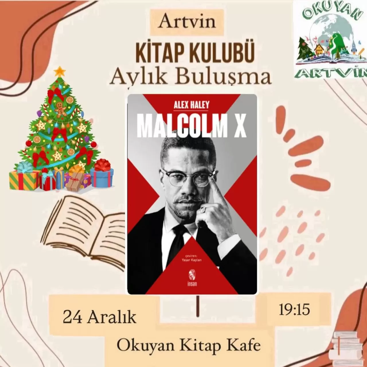 Artvin Kitap Kulübü Yılın Son Toplantısını Düzenleyecek