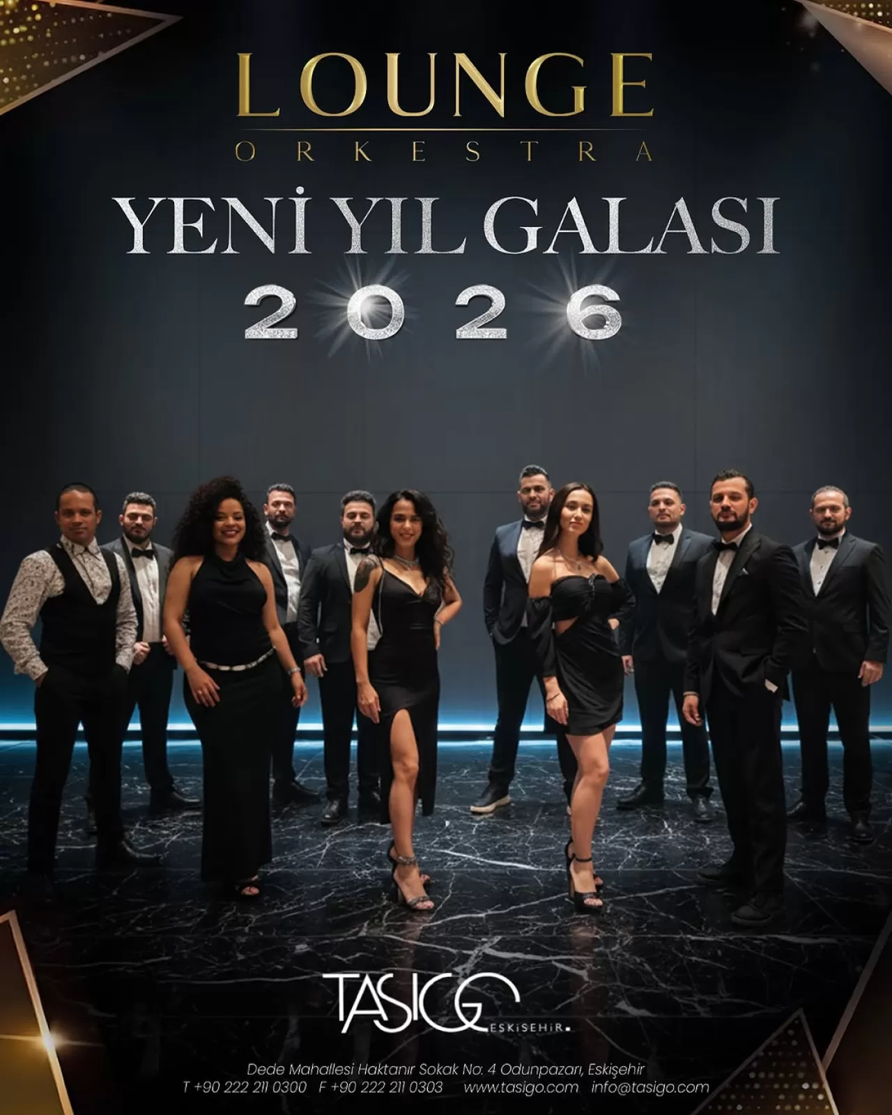 Tasigo Hotel & Resort'ta Yeni Yıla Özel Lounge Orkestrası