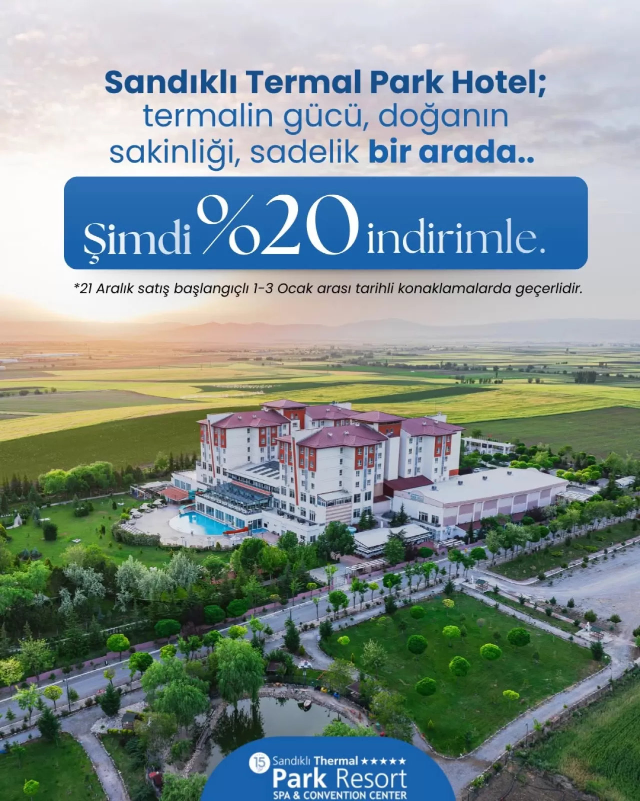 Sandıklı Thermal Park Resort & Spa'da Yeni Yıl İndirimi