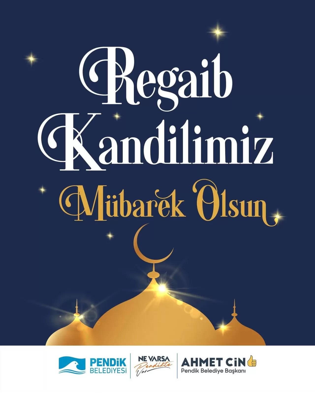 Pendik'te Regaib Kandili İdrak Edildi