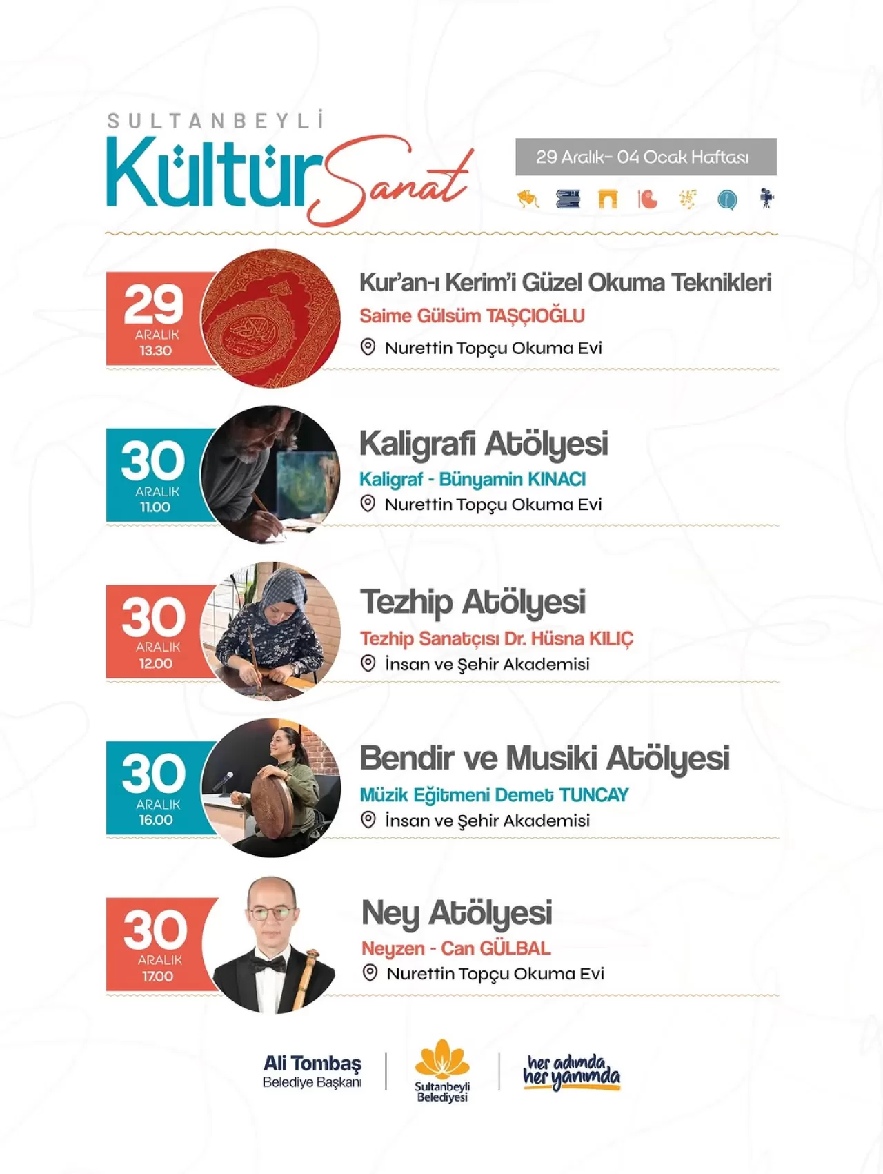 Sultanbeyli'de Kültür ve Sanatın Nabzı Bu Hafta Hangi Etkinliklerle Atıyor?