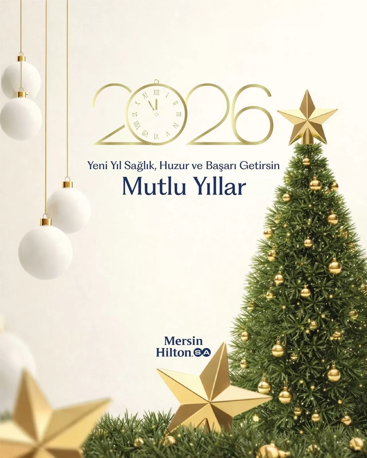 Mersin HiltonSA'dan Yeni Yıl Mesajı: Sağlık, Huzur ve Başarı Dileği