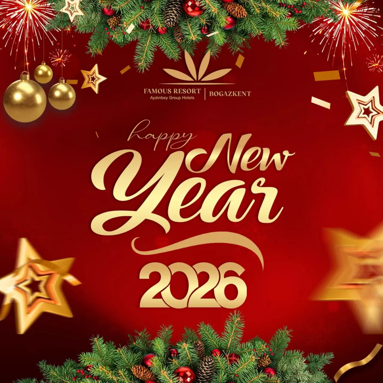 Aydınbey Famous Resort'tan Dünyaya Yeni Yıl Mesajı
