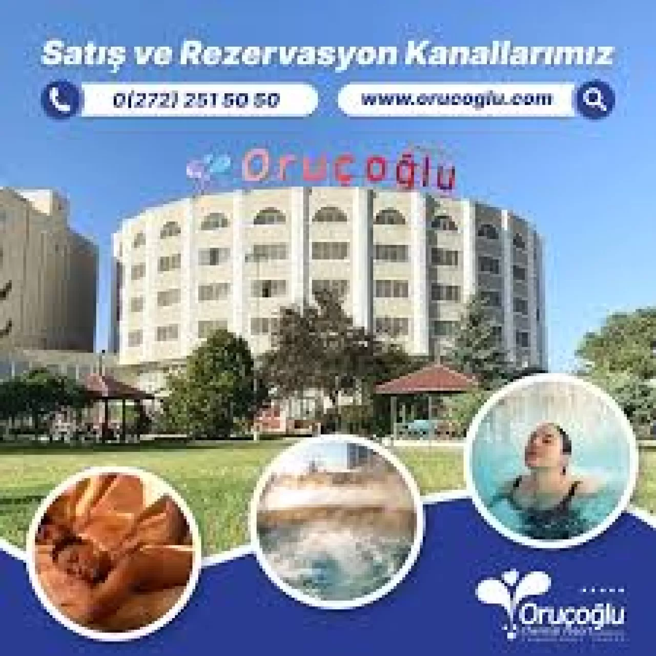 Oruçoğlu Termal Hotel, Rezervasyonlarını Resmi Web Sitesine Çekiyor