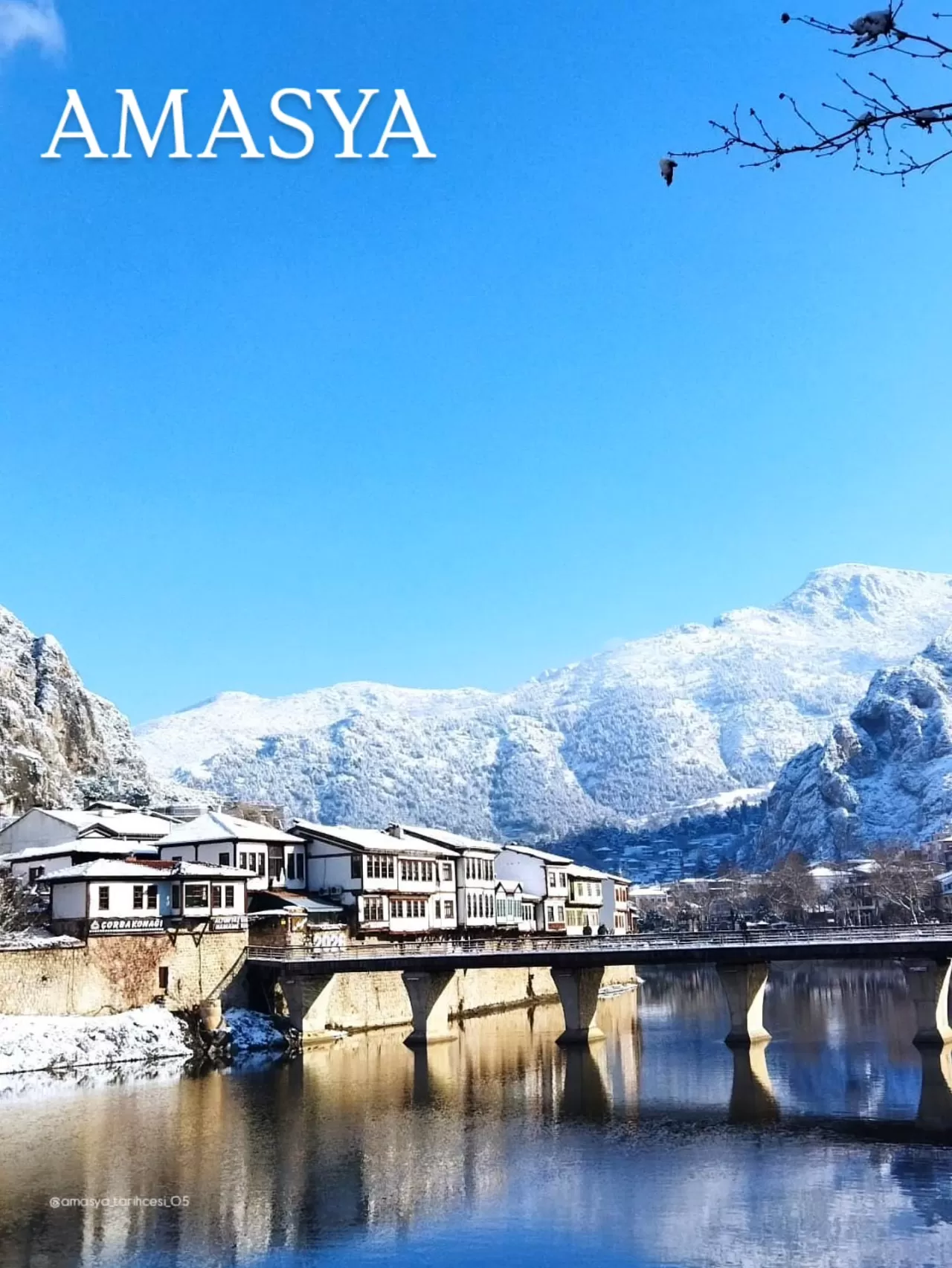 Amasya: Kışın Büyüsüne Bürünmüş Tarihi Şehir