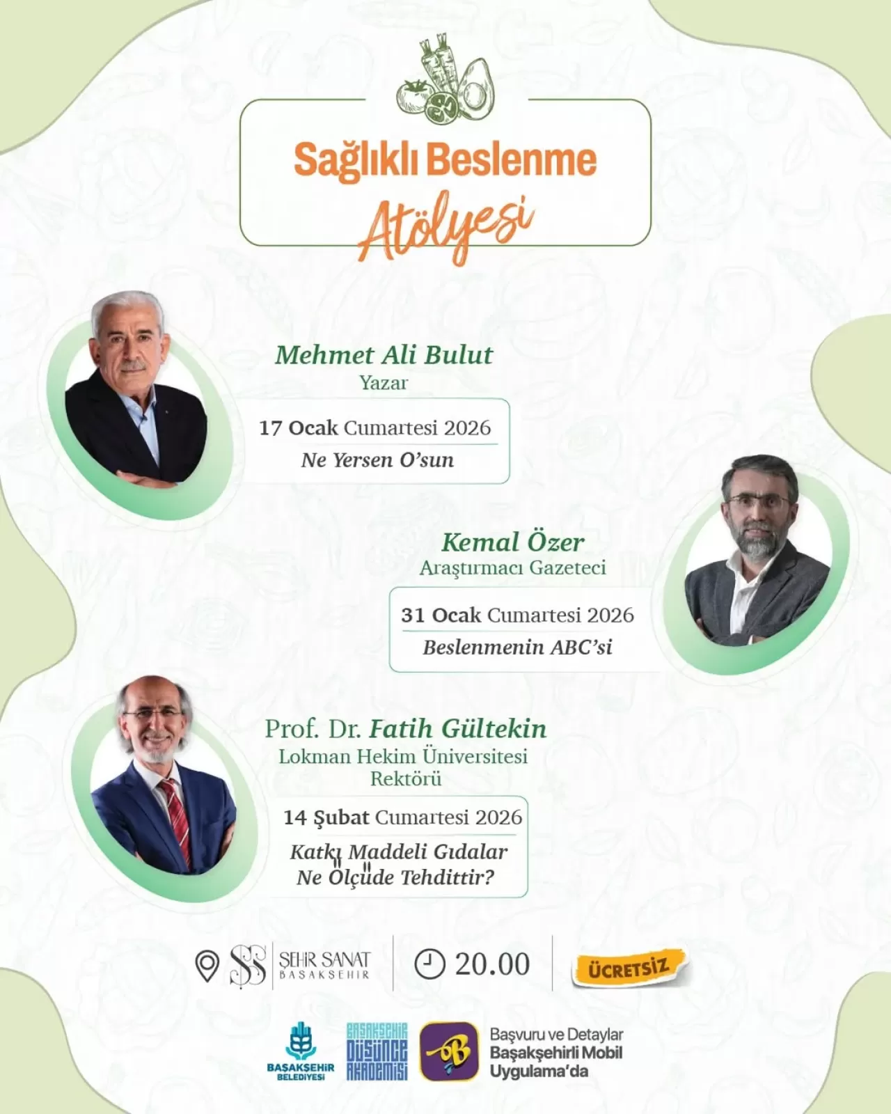 Başakşehir'de Sağlıklı Beslenme Atölyeleri Başlıyor