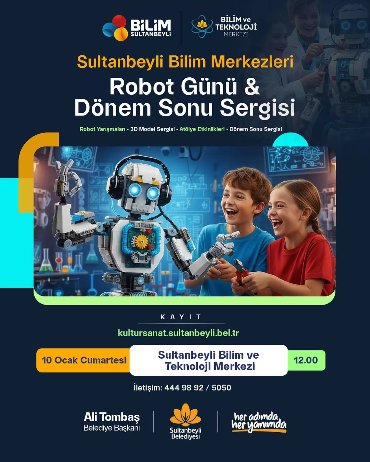 Sultanbeyli'de Teknoloji ve Sanat Buluşuyor: Robot Günü ve Sergi Heyecanı